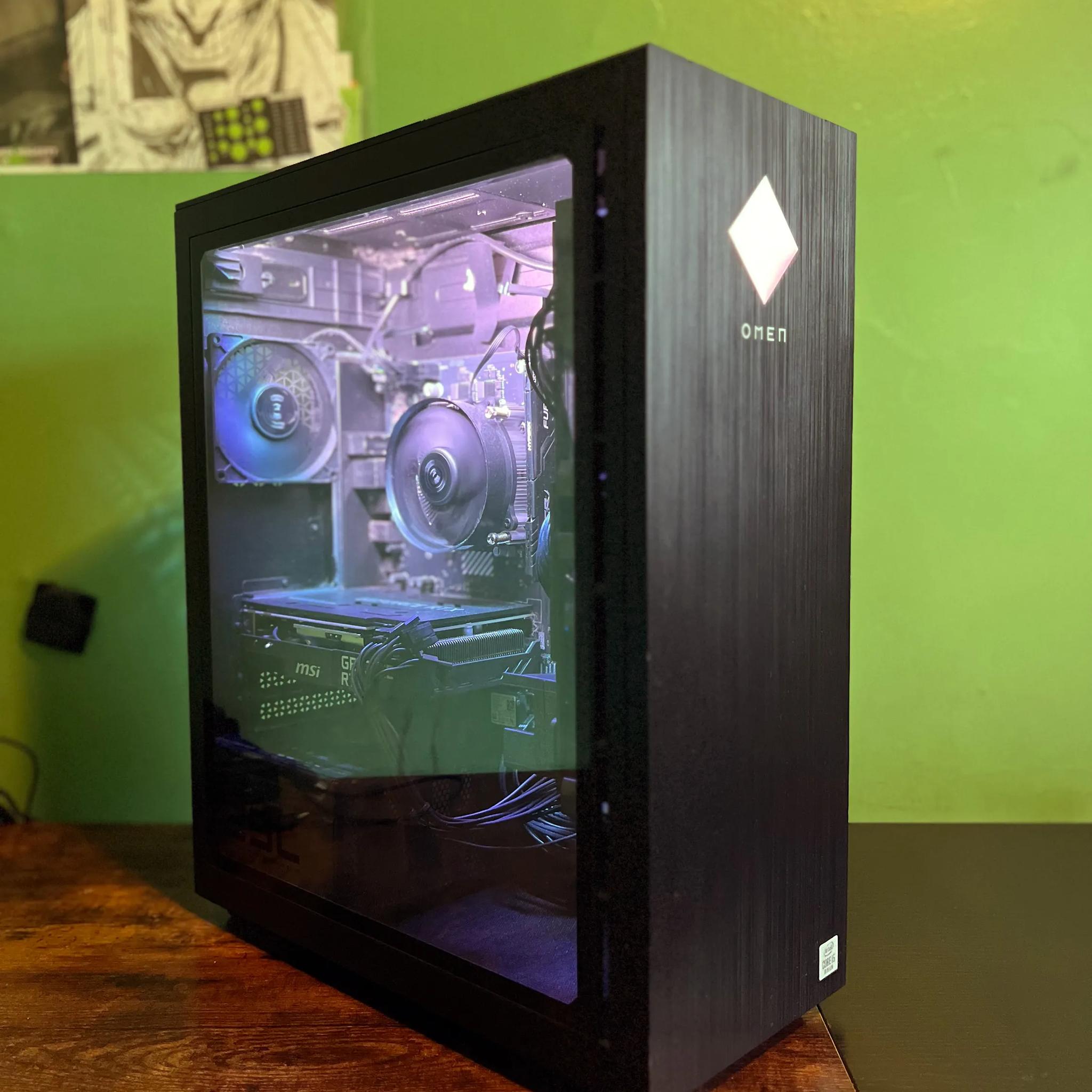 MID TIER RGB GAMING PC | I5-10400F | GeForce RTX 3060 HP Omen 25L 2TB