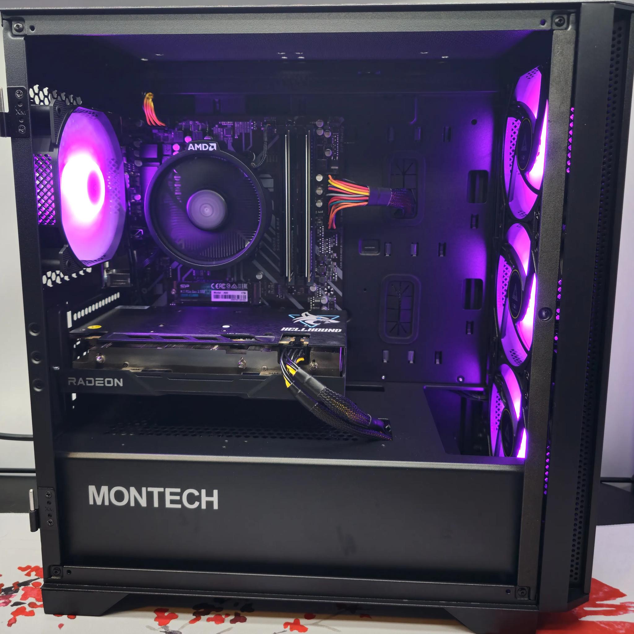 Budget Baller Gaming RIG Ryzen 5 3600 / 16GB DDR4/ 1TB SSD / RX570X