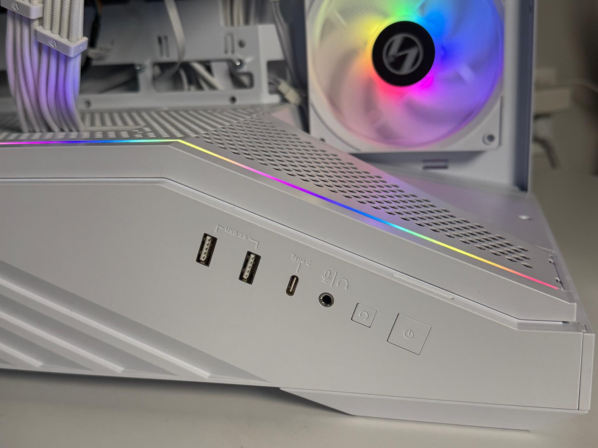 1440p Gaming | AMD RX 9060 xt 16gb| Ryzen 5 |16gb RAM, 1TB SSD| Lian Li V100r White Gaming PC