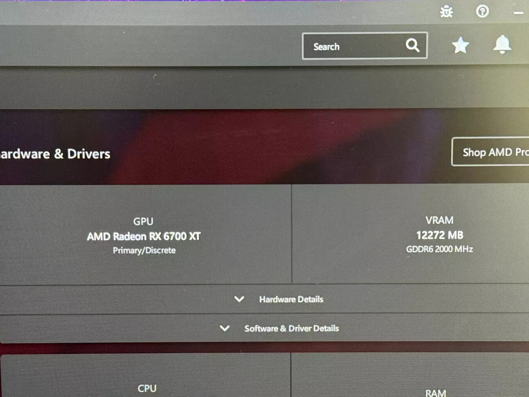 XFX SPEEDSTER QICK 319 AMD Radeon RX 6700XT 12gb (USED/EXCELLENT - GPU ONLY)