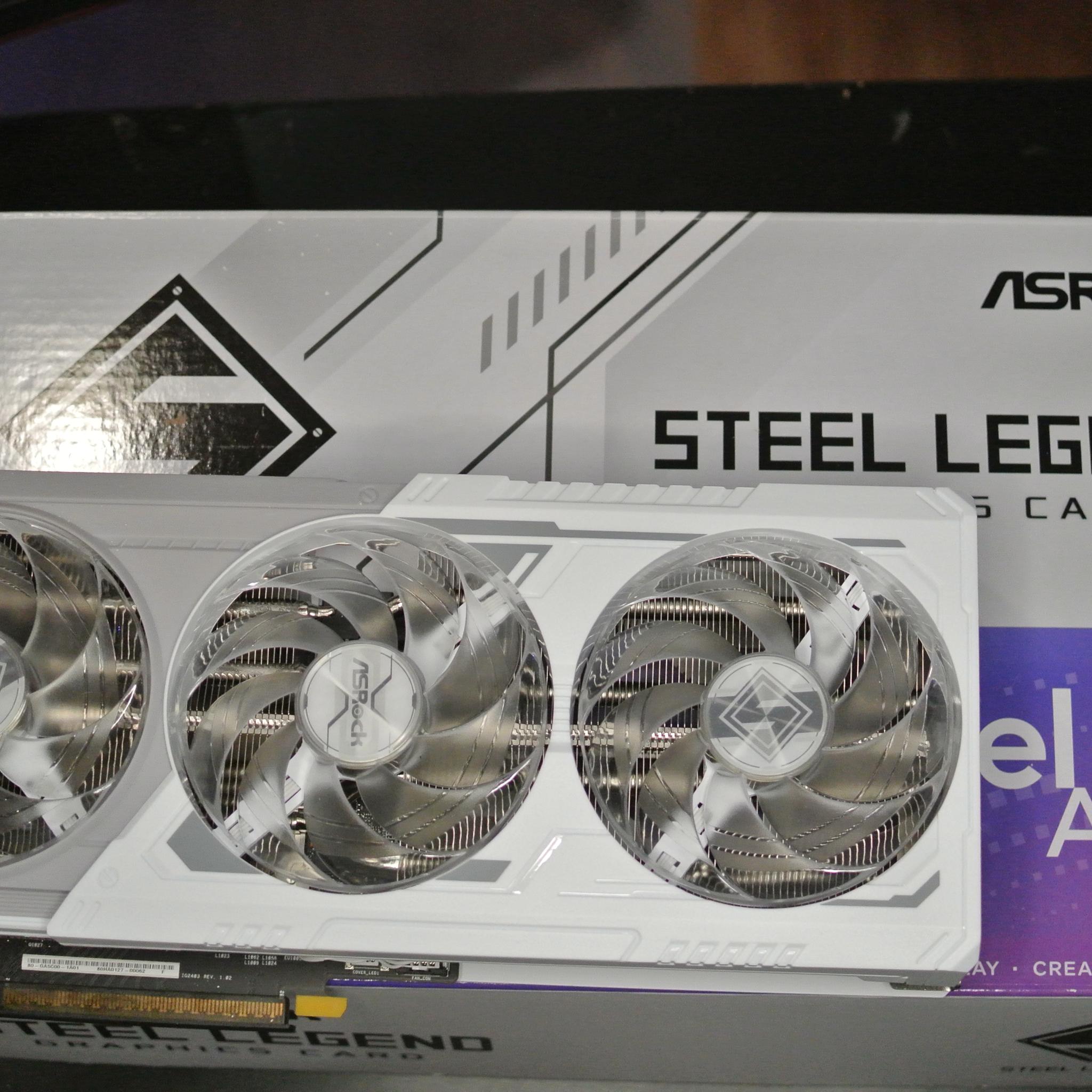 ASRock Steel Legend Intel Arc B580 12GB GDDR6 Graphics Card GPU