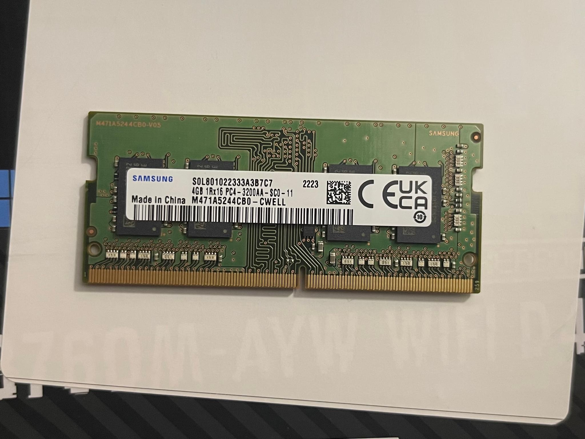 8Gb DDR4 SODIMM 3200mtz RAM
