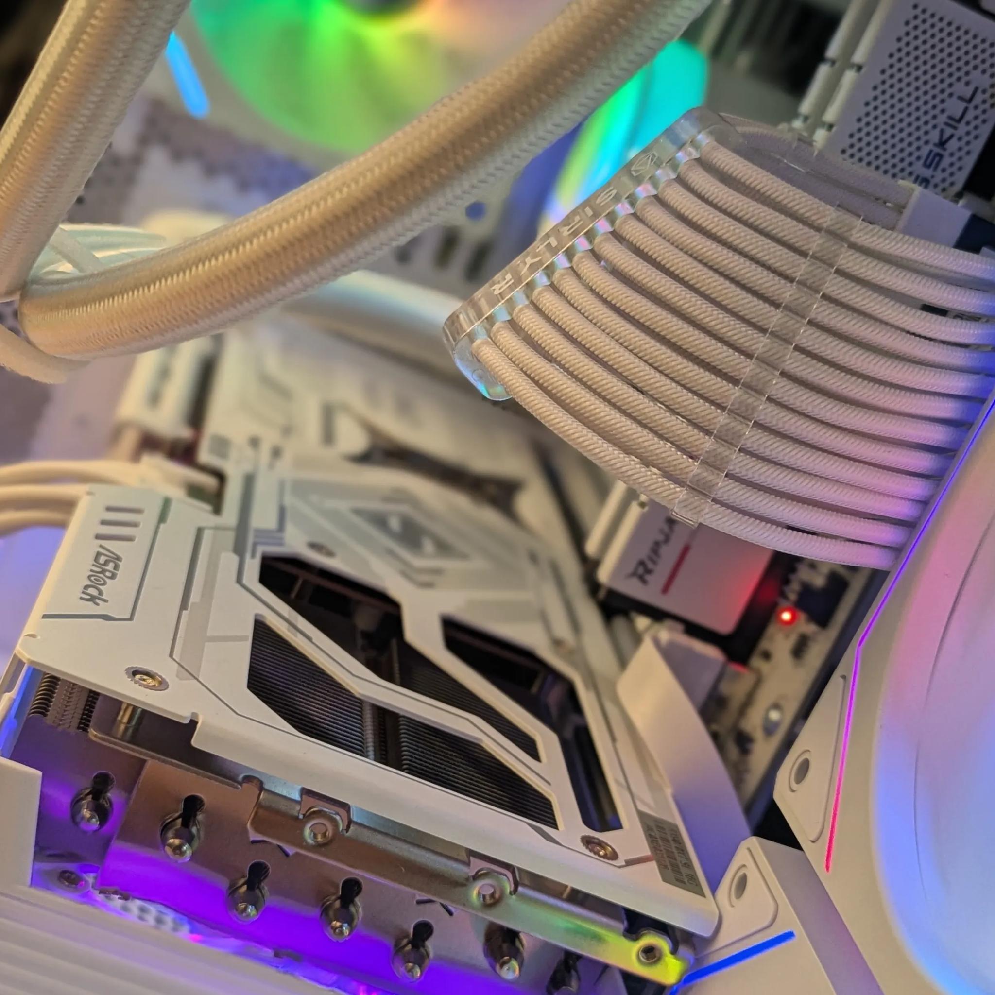 🌨️ Glacia | 9070XT | AMD 7700 | Whiteout Gaming Rig | 32GB DDR5 | 2TB NVMe