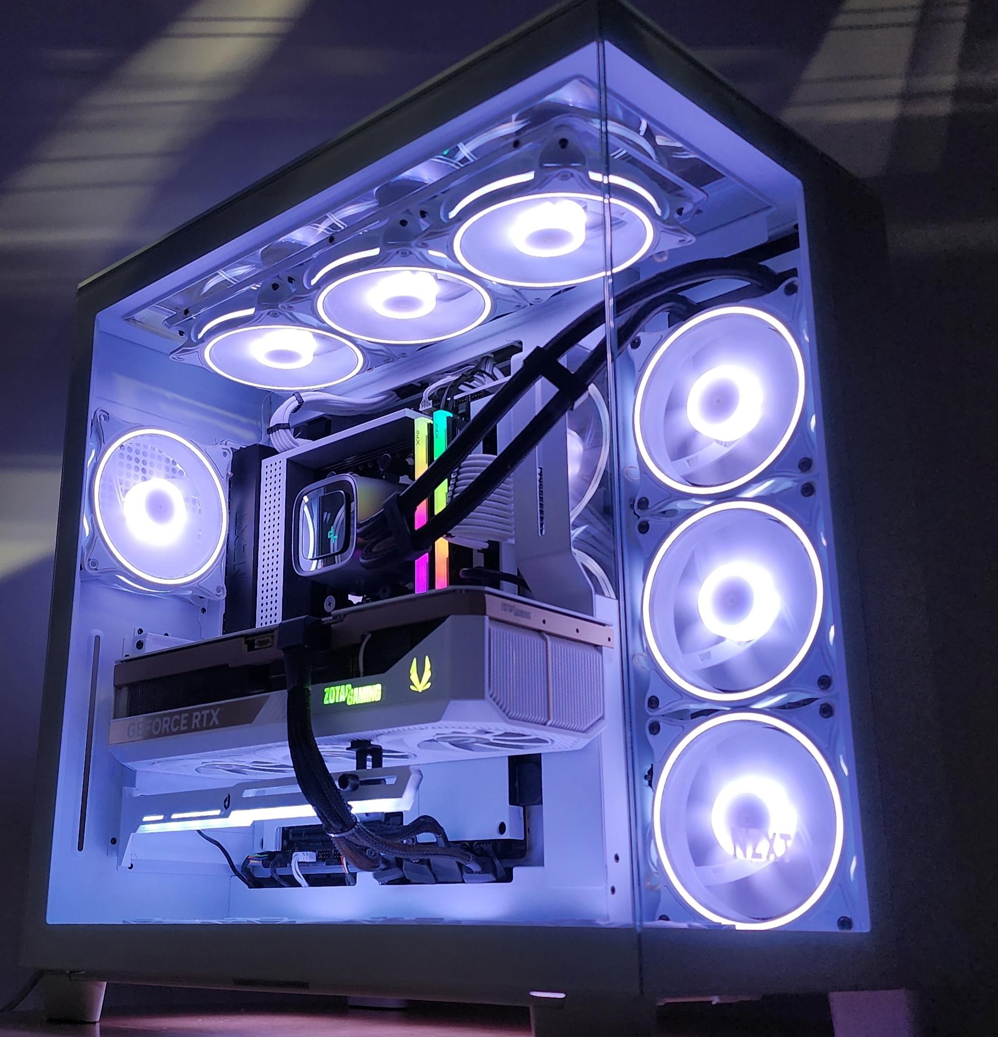 Gaming PC Ryzen 9 9900X 32GB RAM 2TB SSD RTX 5080 16GB Windows 11 Computer