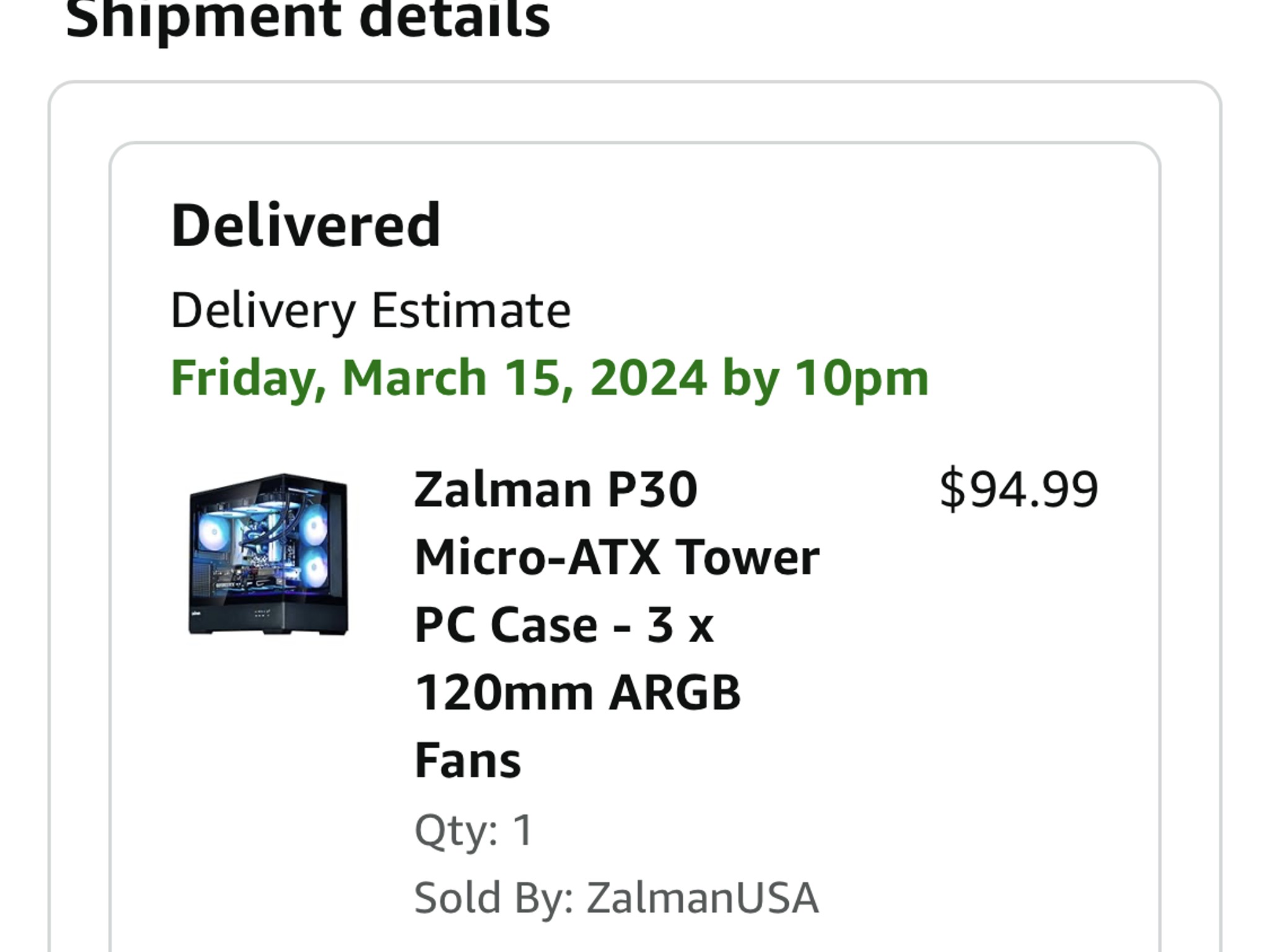 Zalman P30 M-ATX tower
