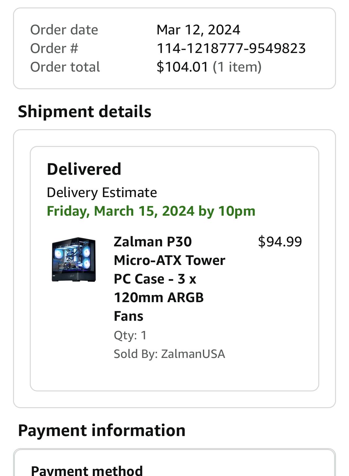 Zalman P30 M-ATX tower
