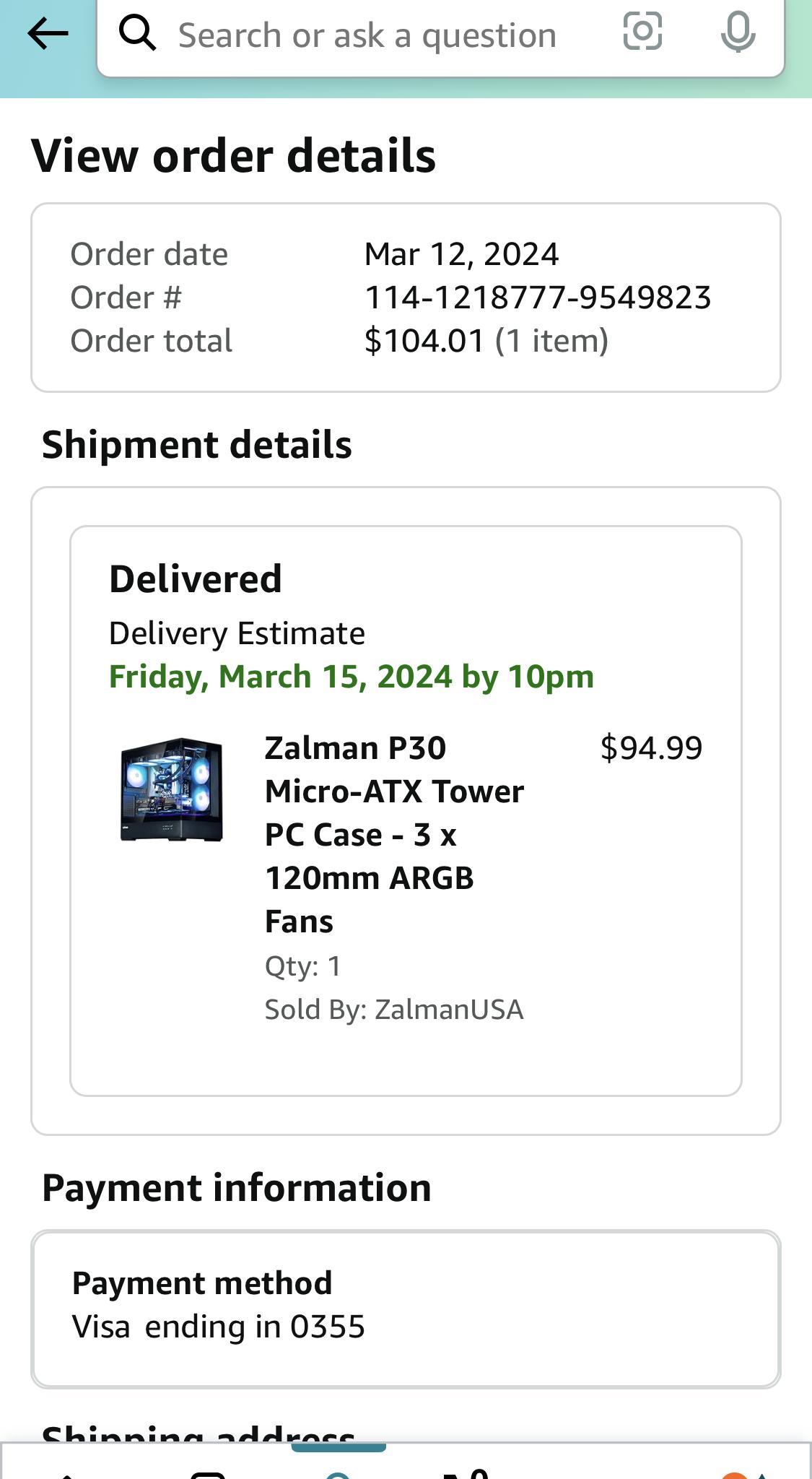 Zalman P30 M-ATX tower