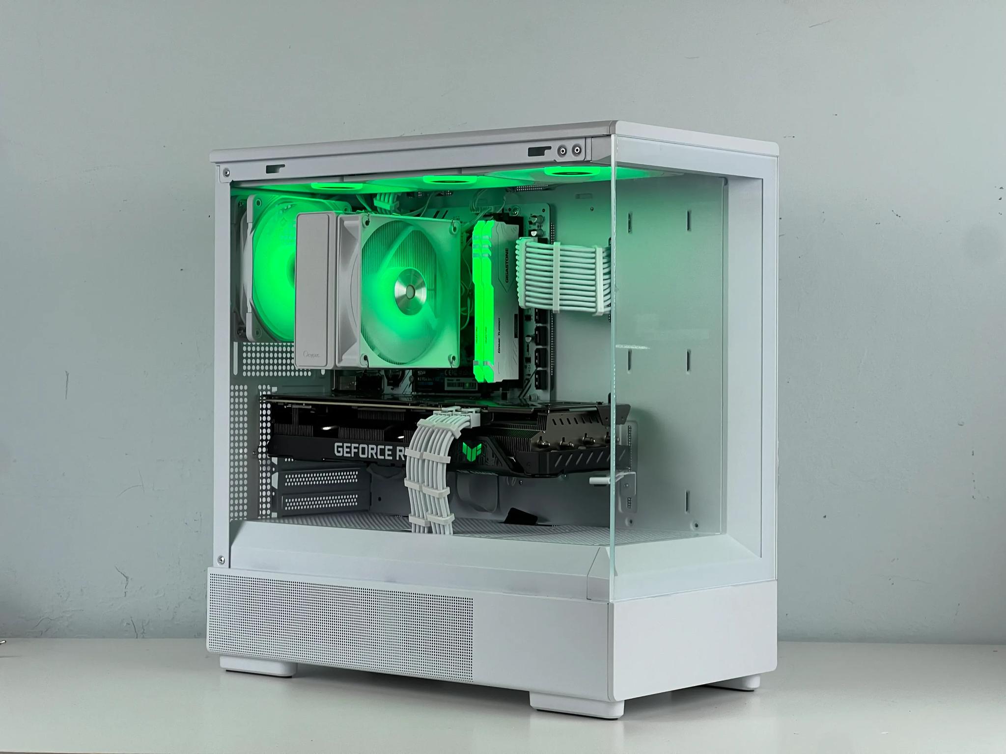 Clean White Gaming PC | RTX 3070 | Ryzen 5 5600G | 1TB SSD | 32GB RAM