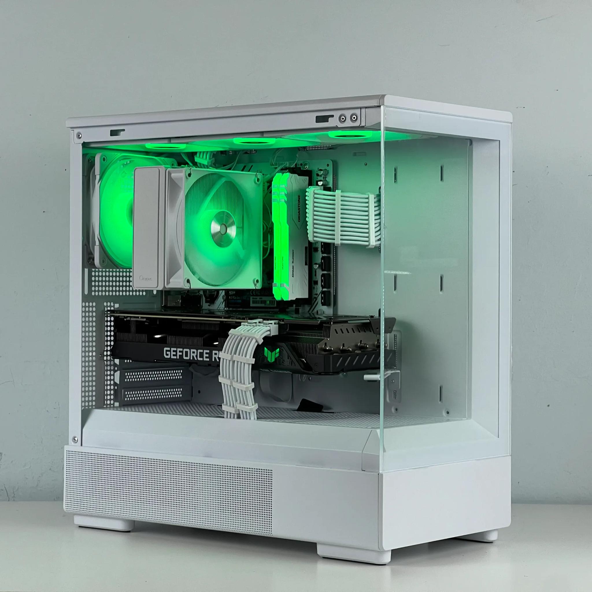 Clean White Gaming PC | RTX 3070 | Ryzen 5 5600G | 1TB SSD | 32GB RAM