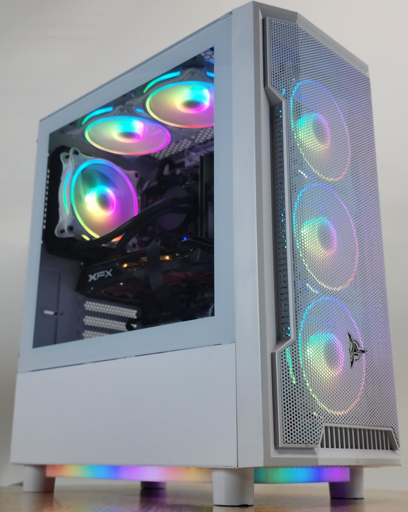 Gaming PC i3-7100 8GB RAM 128GB SSD + 500GB HDD RX 570 8GB Windows 11 Computer