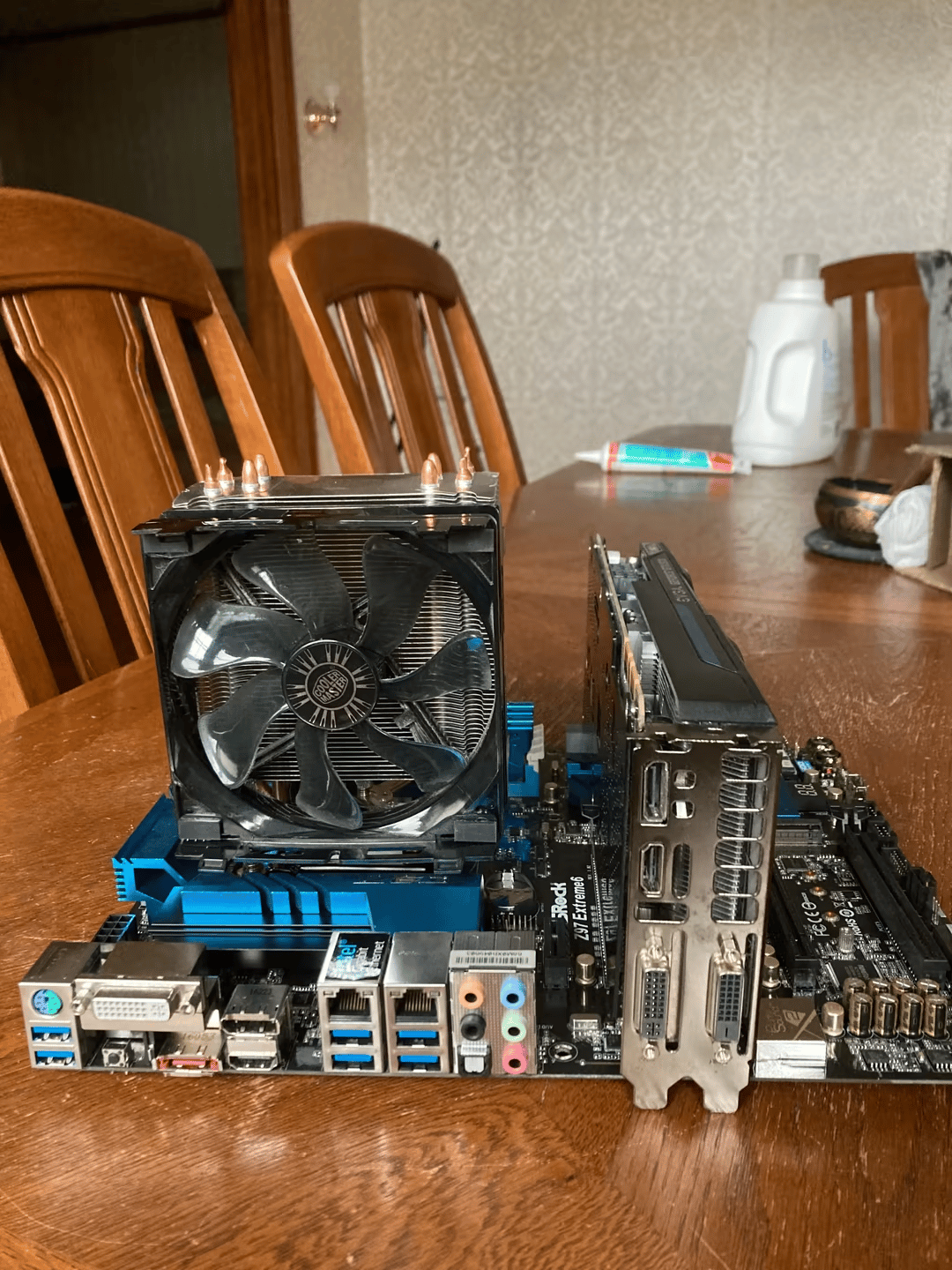 CPU GPU MOTHERBOARD RAM PSU HDD COMBO EVERYTHING FOR A GAMING PC EXCEPT A CASE!