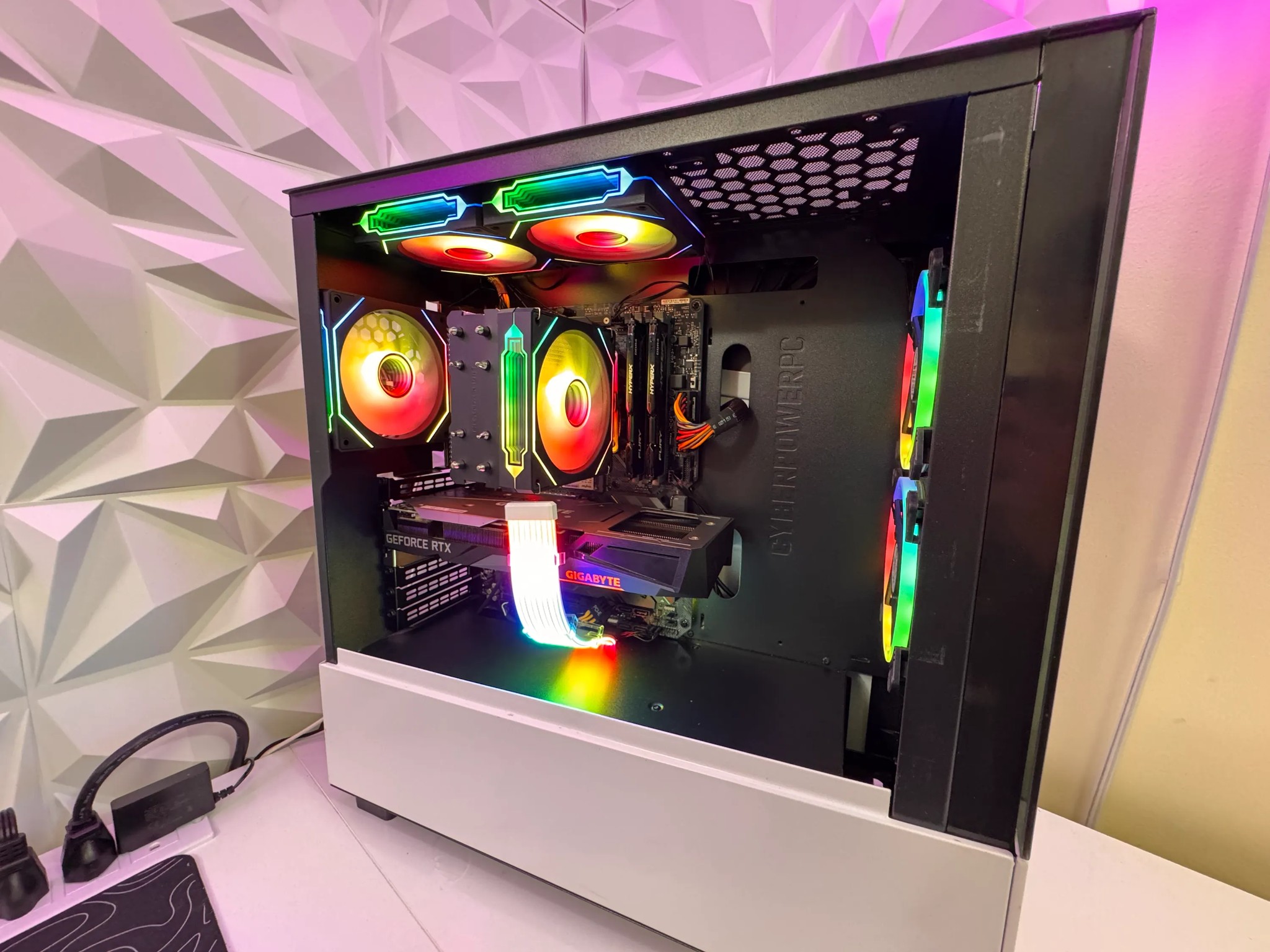 🩷🤍 Pure Aesthetic Gaming PC | i9-9900K | RTX 3060 Ti | 32GB RAM | 1TB SSD