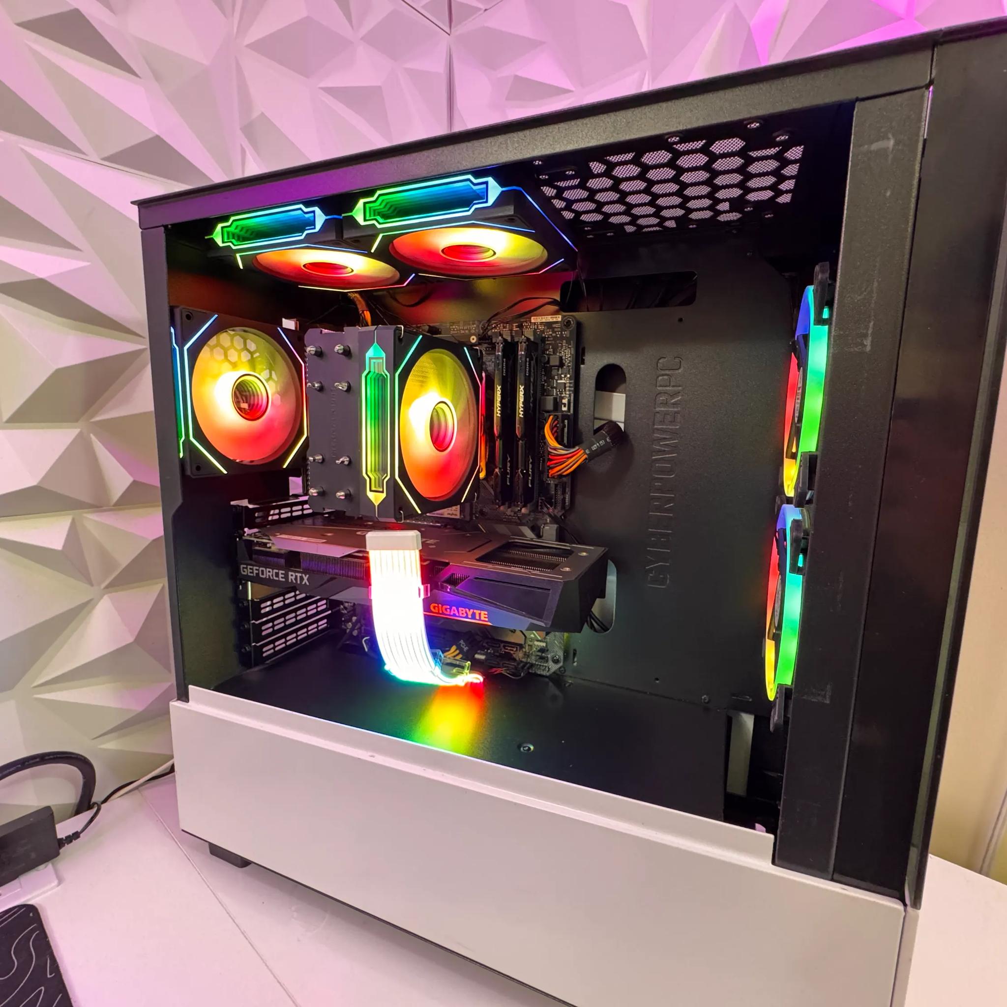 🩷🤍 Pure Aesthetic Gaming PC | i9-9900K | RTX 3060 Ti | 32GB RAM | 1TB SSD