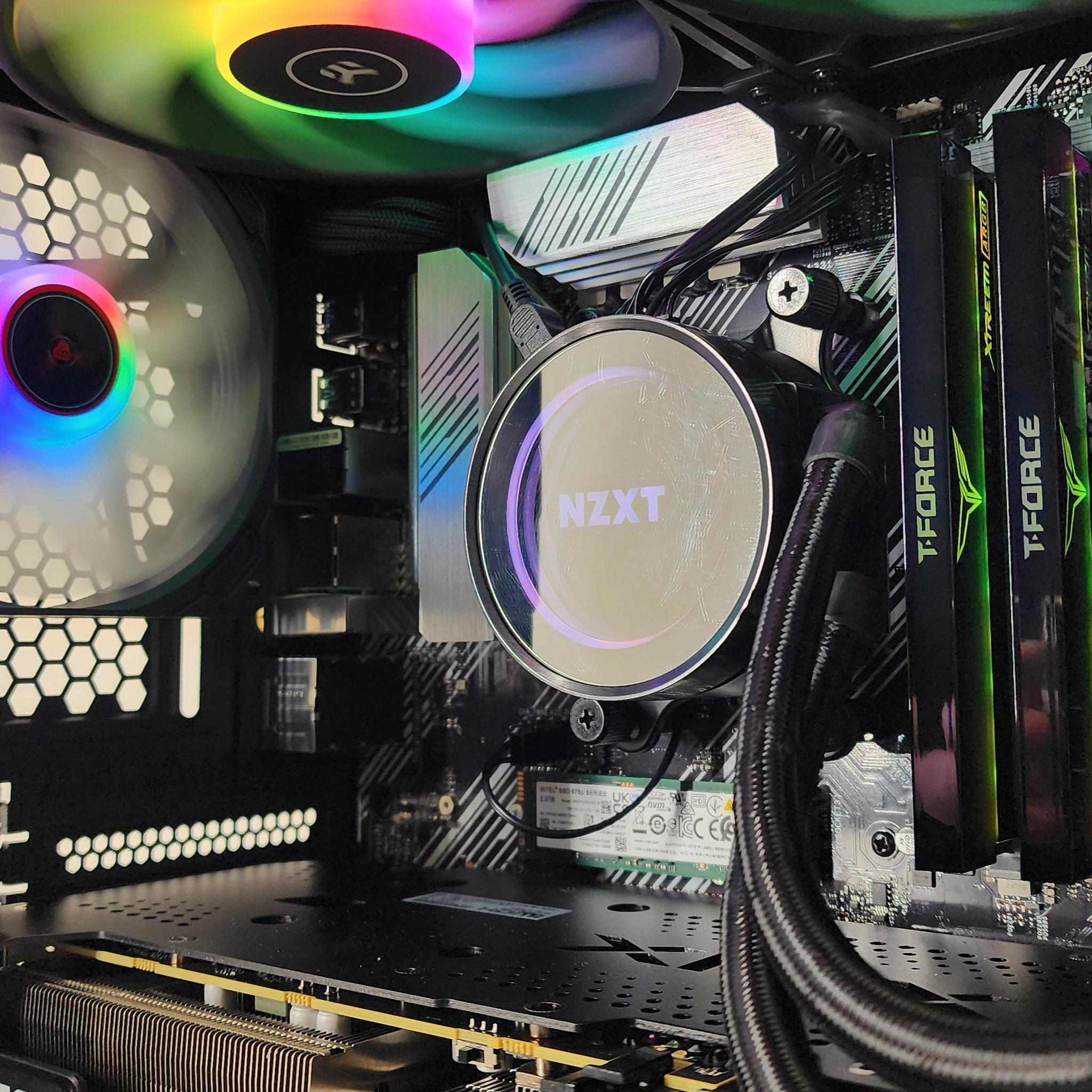 Gaming PC Ryzen 9 5950X 32GB RAM 2TB SSD RX 7600 XT 16GB Windows 11 Computer