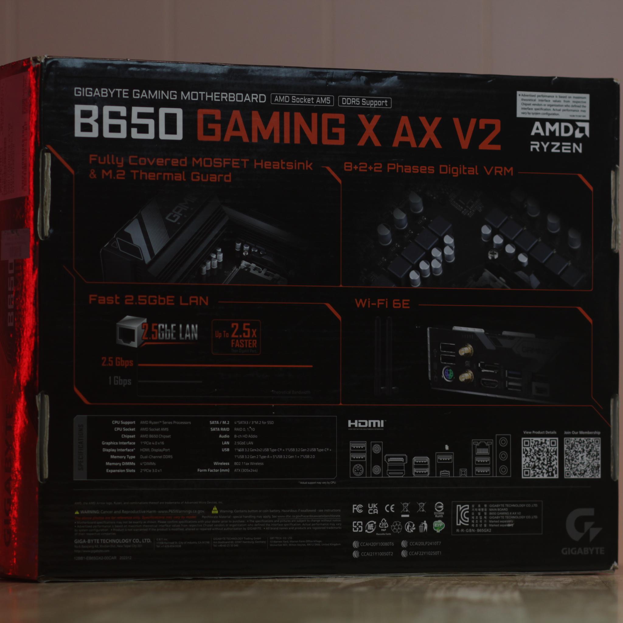 Gigabyte B650 Gaming X AX V2