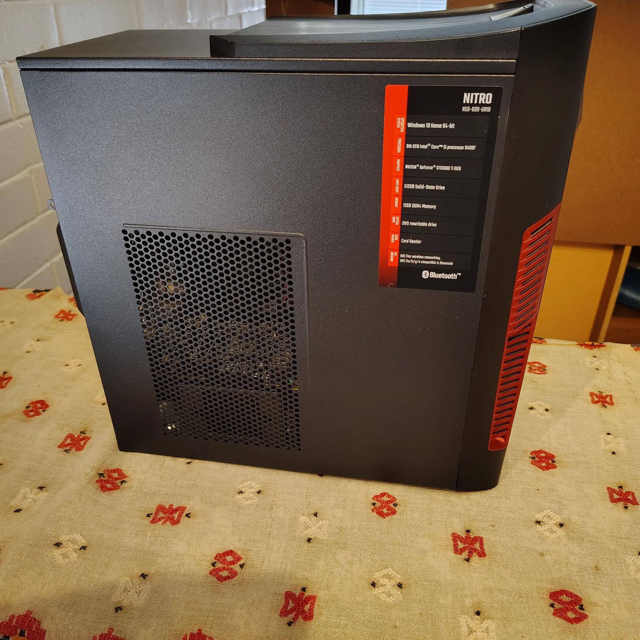 Crimson Reboot | GTX 1660 Ti | Intel Core i5 | 16 GB RAM | 512 GB SSD