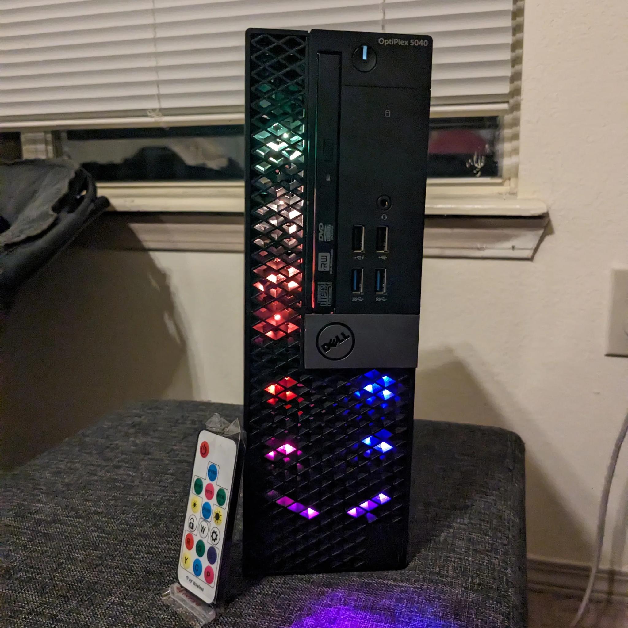 FREE SHIP||"OptiFlex"||i3-6100, 16GB RAM, 480GB SSD, AMD 2GB GPU, Win11, WiFi, RGB