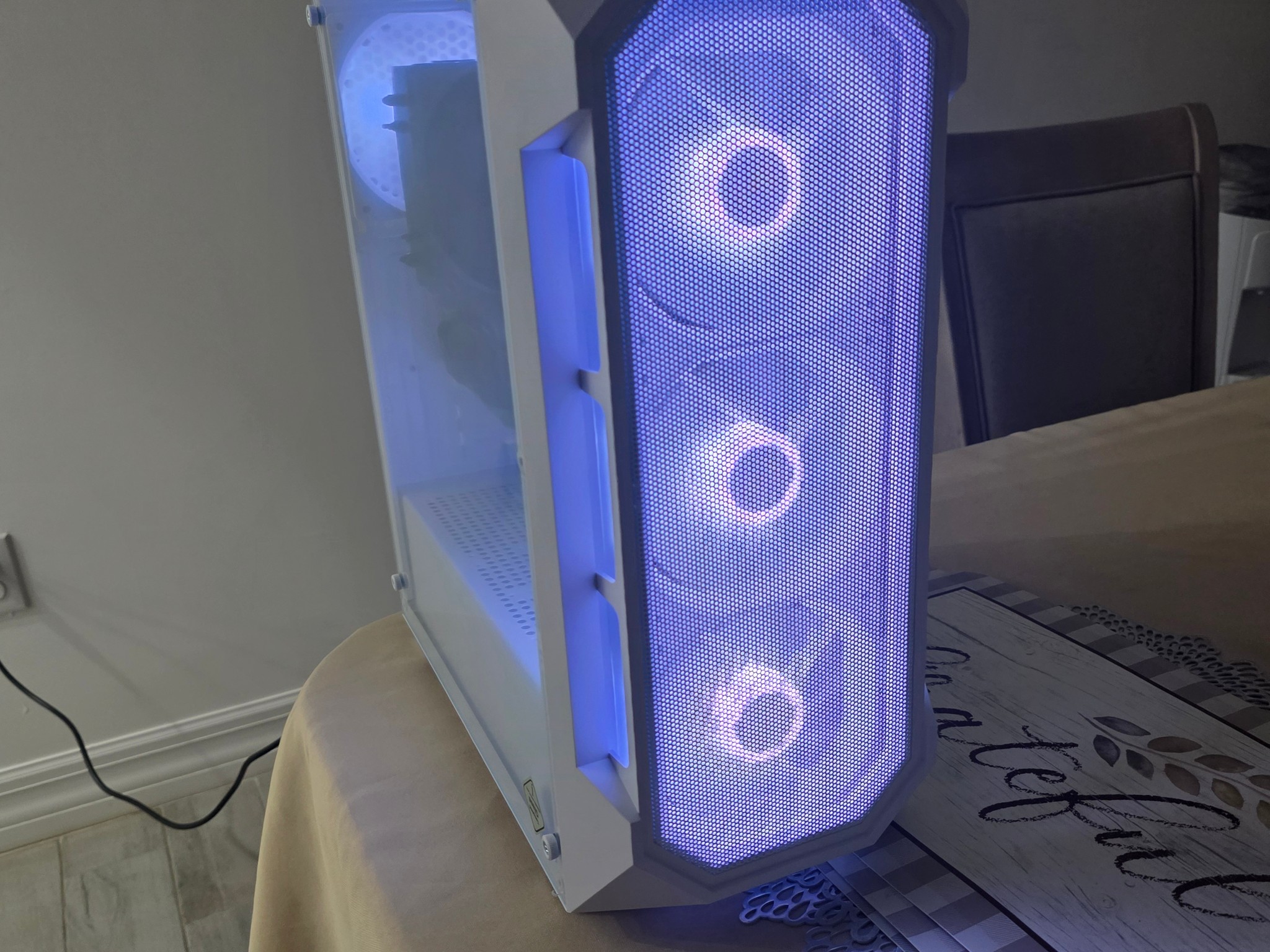 White Custom Gaming PC Build-DDR5- Intel Core 5 13th Gen
