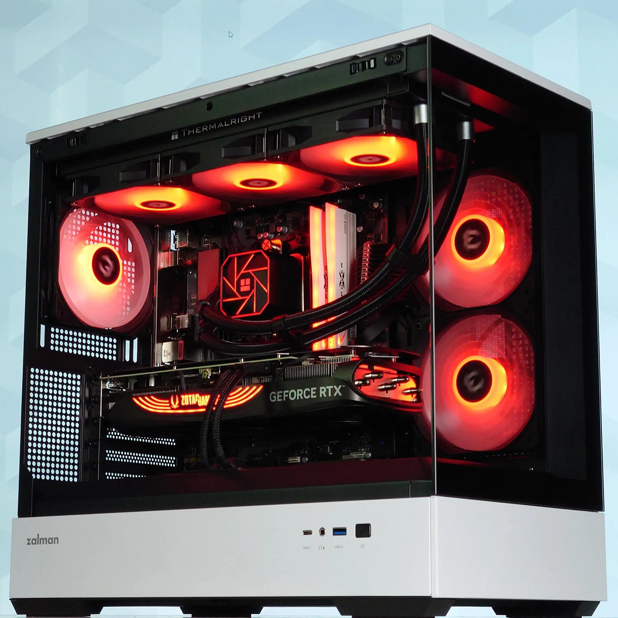 🤍🖤🐼 Gaming PC🎍Nvidia RTX 4070 Ti 12GB🎍Ryzen 7 8700F🎍32GB DDR5🎍1TB NVME GEN4