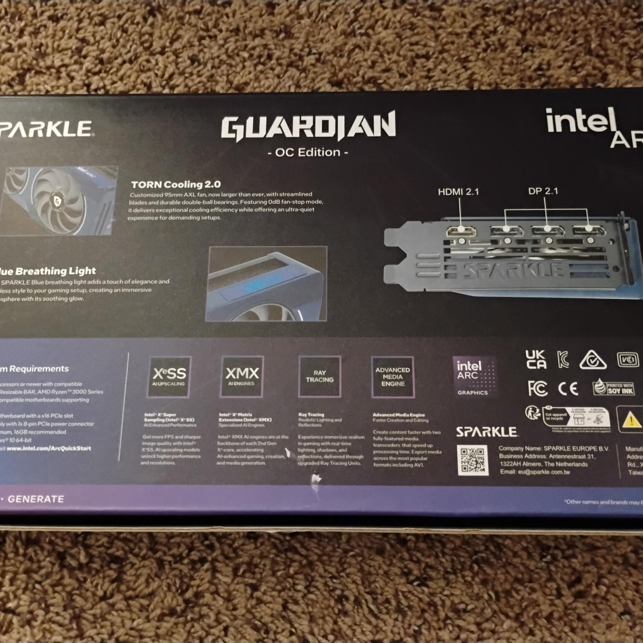 SPARKLE Arc B570 GUARDIAN OC