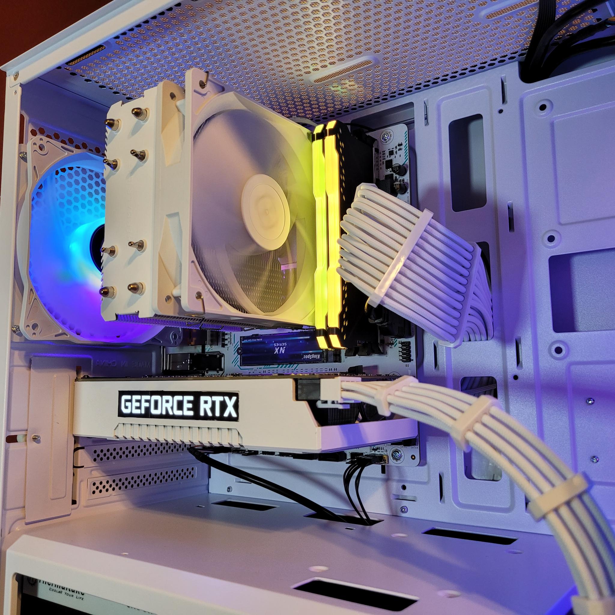 White RTX 2060 Gaming PC (Ryzen 5 2600X | 16GB RAM | 500GB SSD | Wifi + BT)