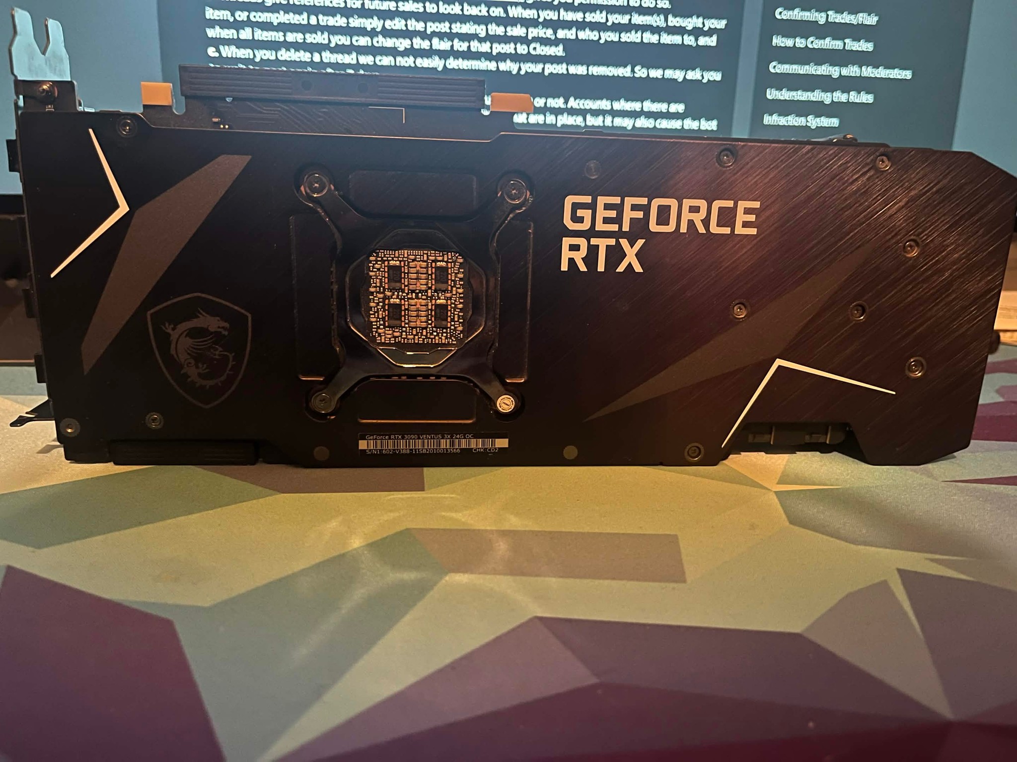 MSI GeForce RTX 3090 VENTUS 3X 24G OC