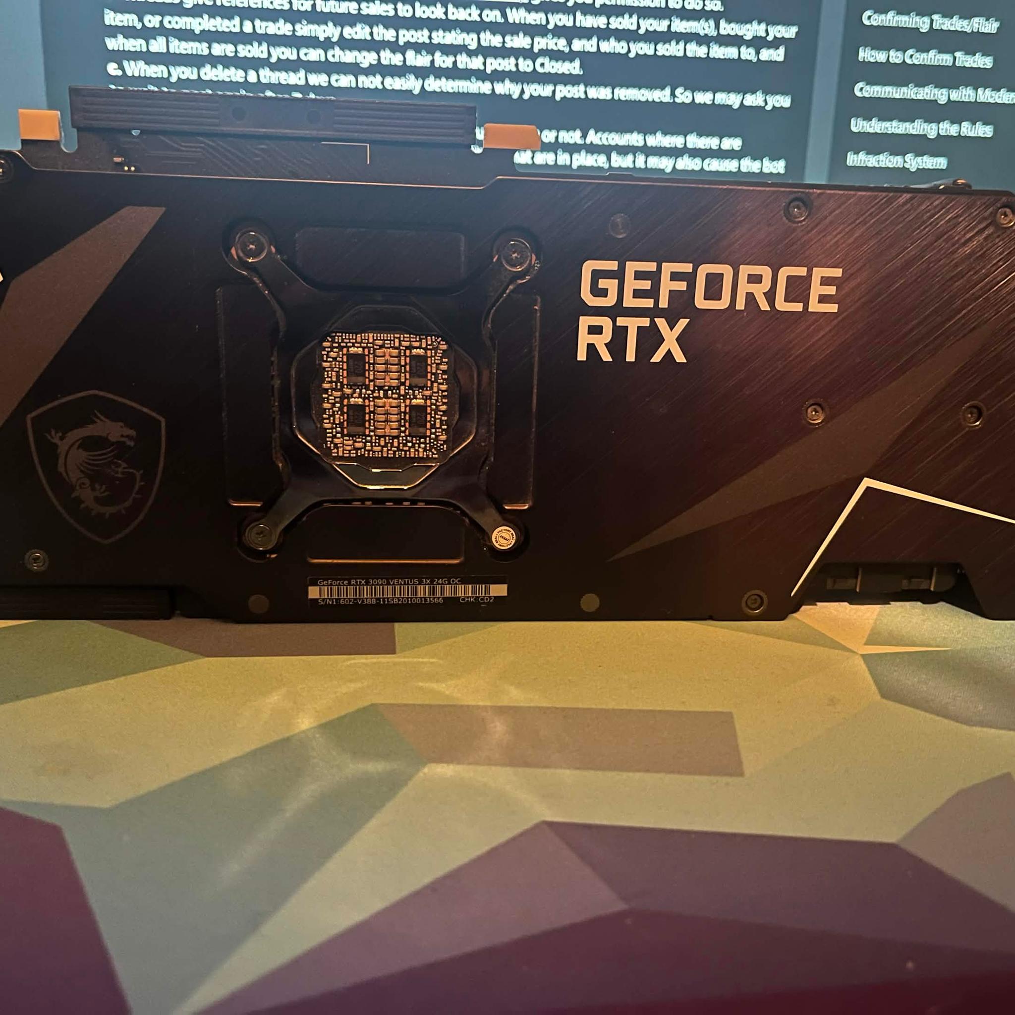 MSI GeForce RTX 3090 VENTUS 3X 24G OC