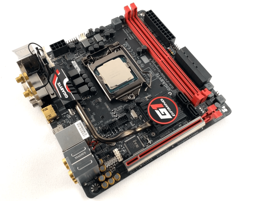 Gigabyte GA-Z170N-Gaming 5, mini-ITX MOBO Bundle Intel i7-7700K CPU 16GB (2x8 GB) DDR4 RAM IO Shield