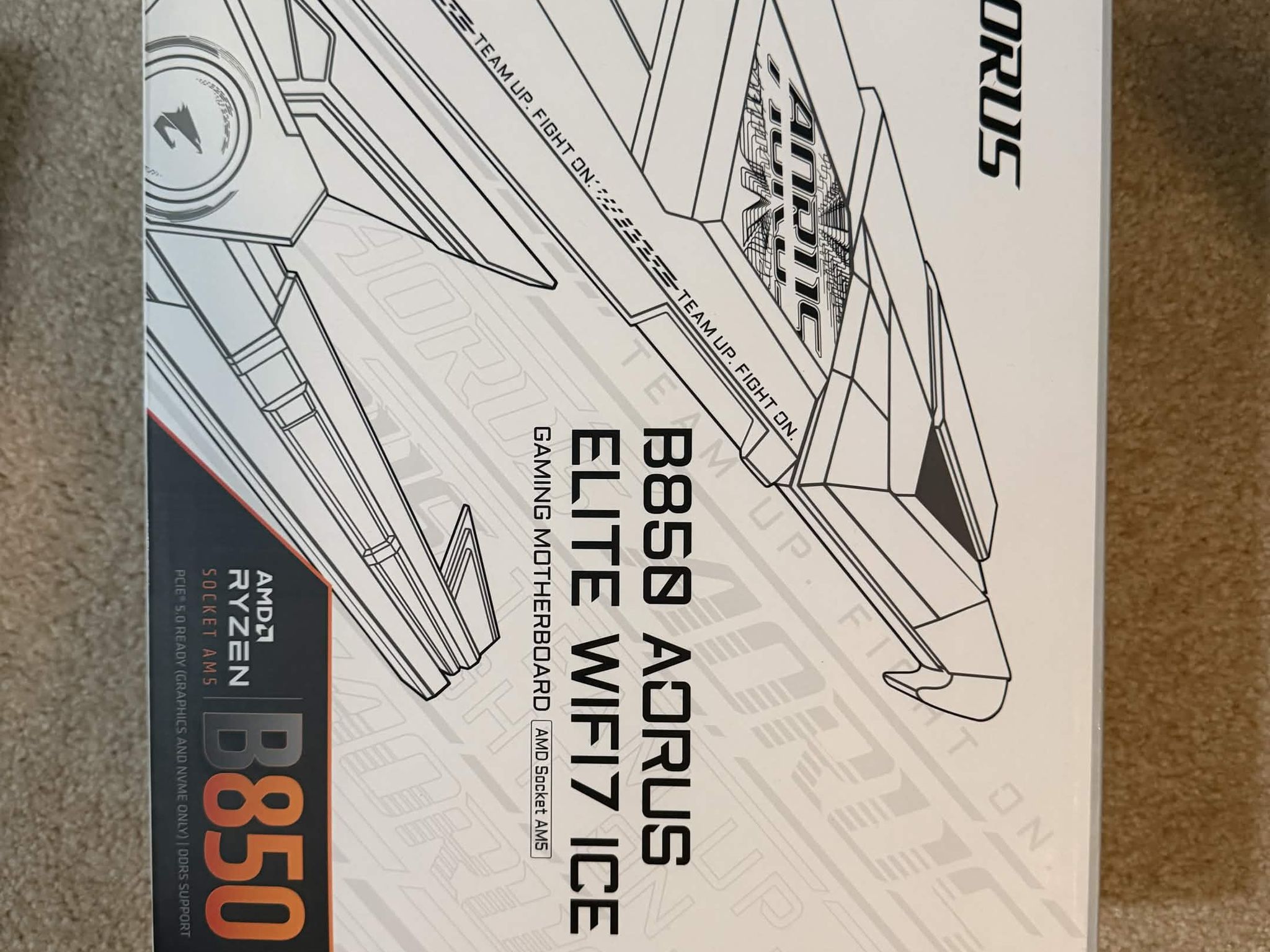 GIGABYTE B850 AORUS ELITE WIFI7 ICE AM5