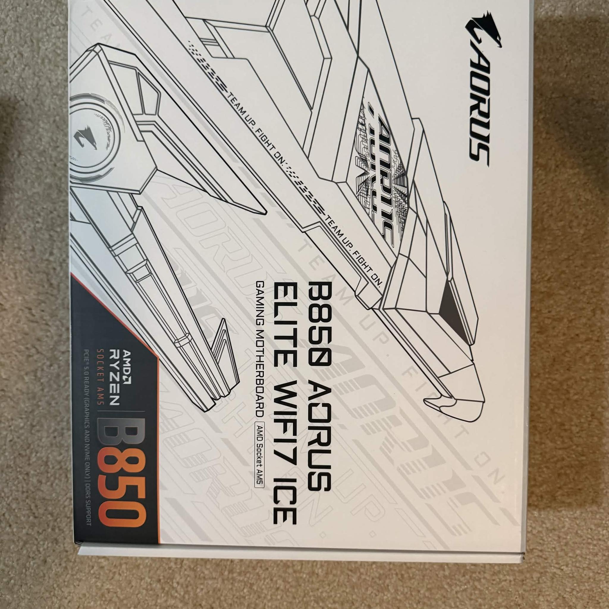 GIGABYTE B850 AORUS ELITE WIFI7 ICE AM5