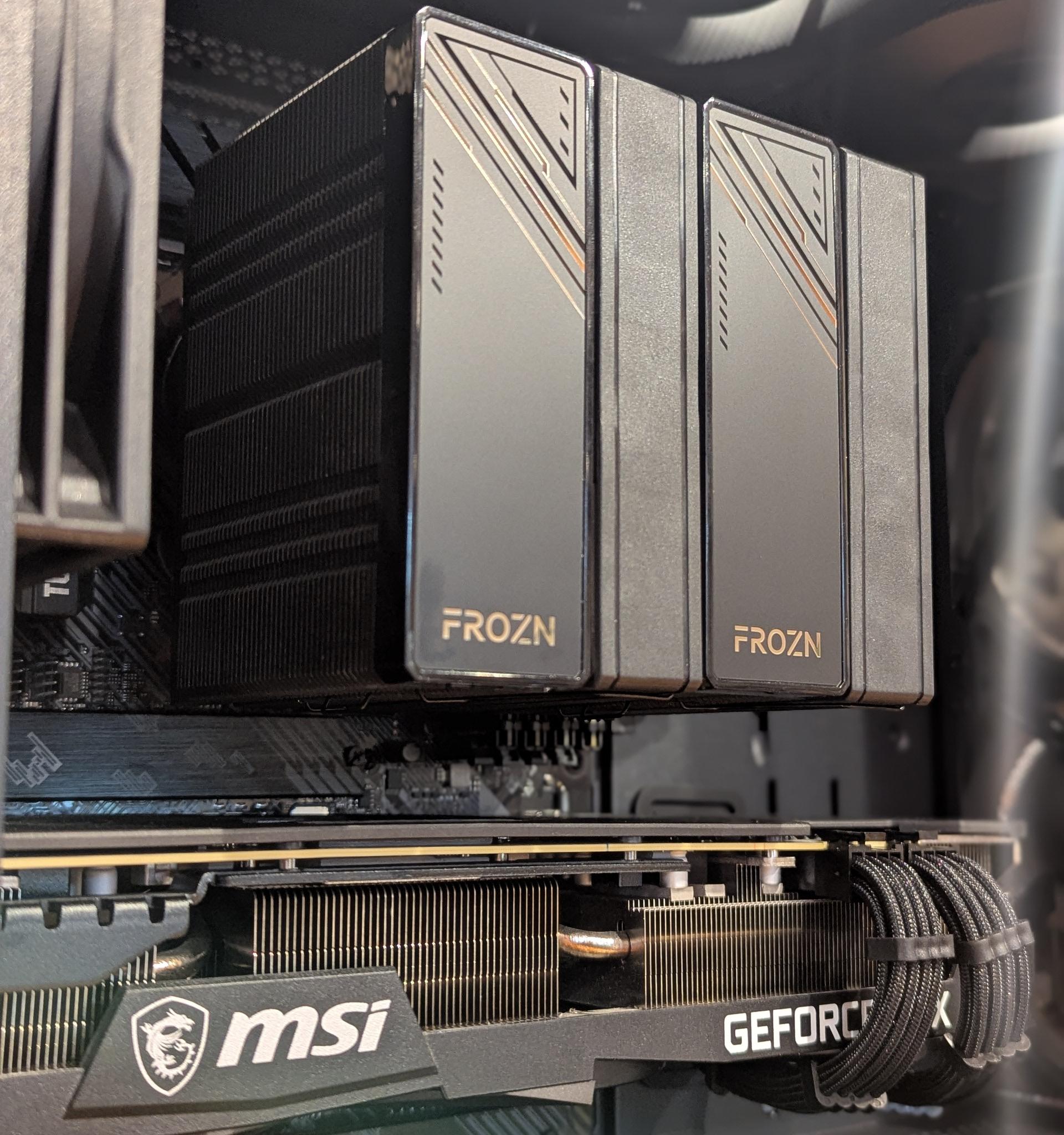 🖤 Ryzen 7 5700X | RTX 3080 | 32GB DDR4 | Blackout + Wood Accent 1440p Gaming PC