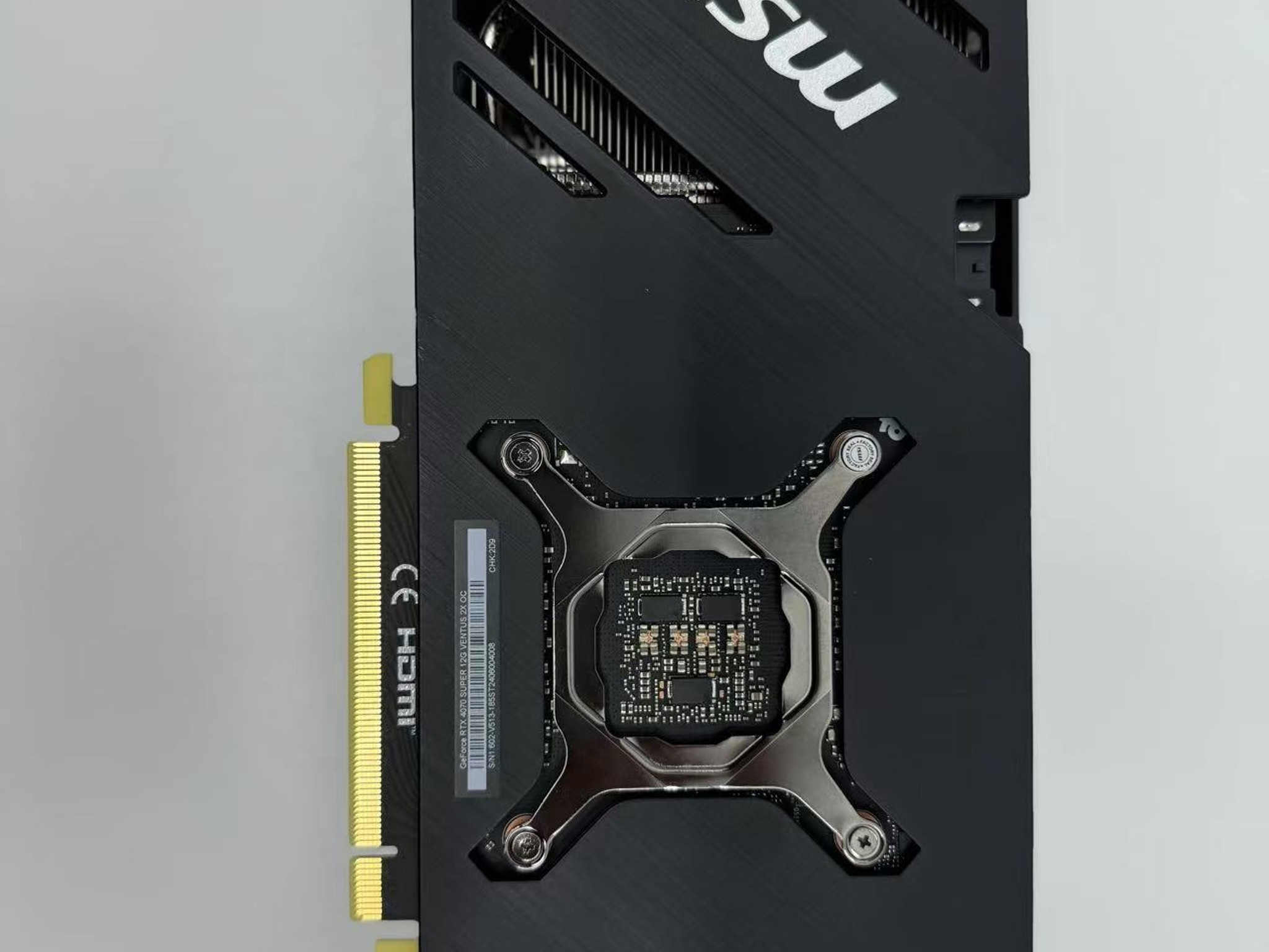 MSI Ventus GeForce RTX 4070 SUPER 12GB GDDR6X PCI Express 4.0 ATX Video Card RTX