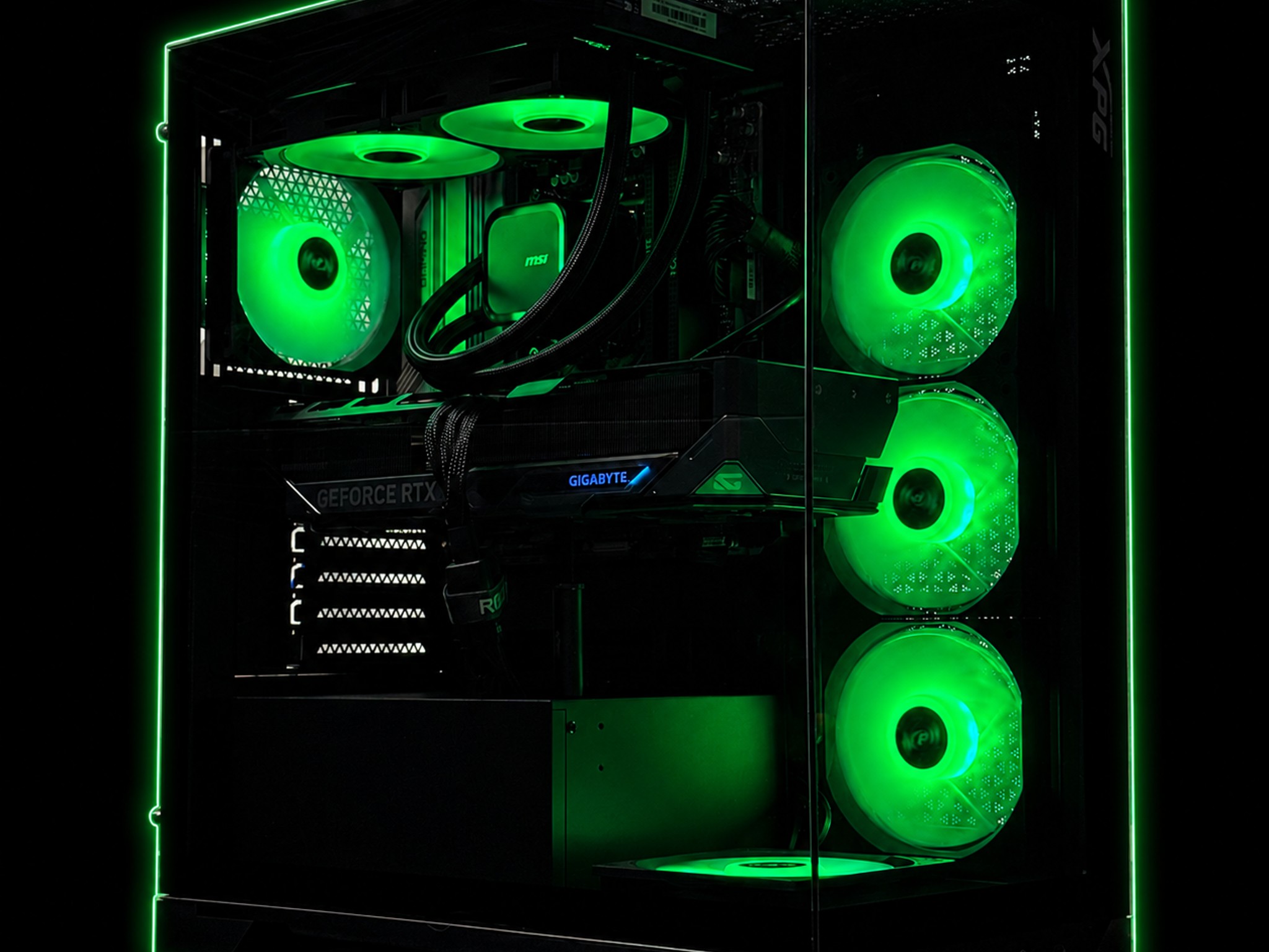 1440P/4K Creator gaming pc / RTX 5070 Ti / Ryzen 7 7800X3D / 32GB DDR5 Ram / 1TB SSD