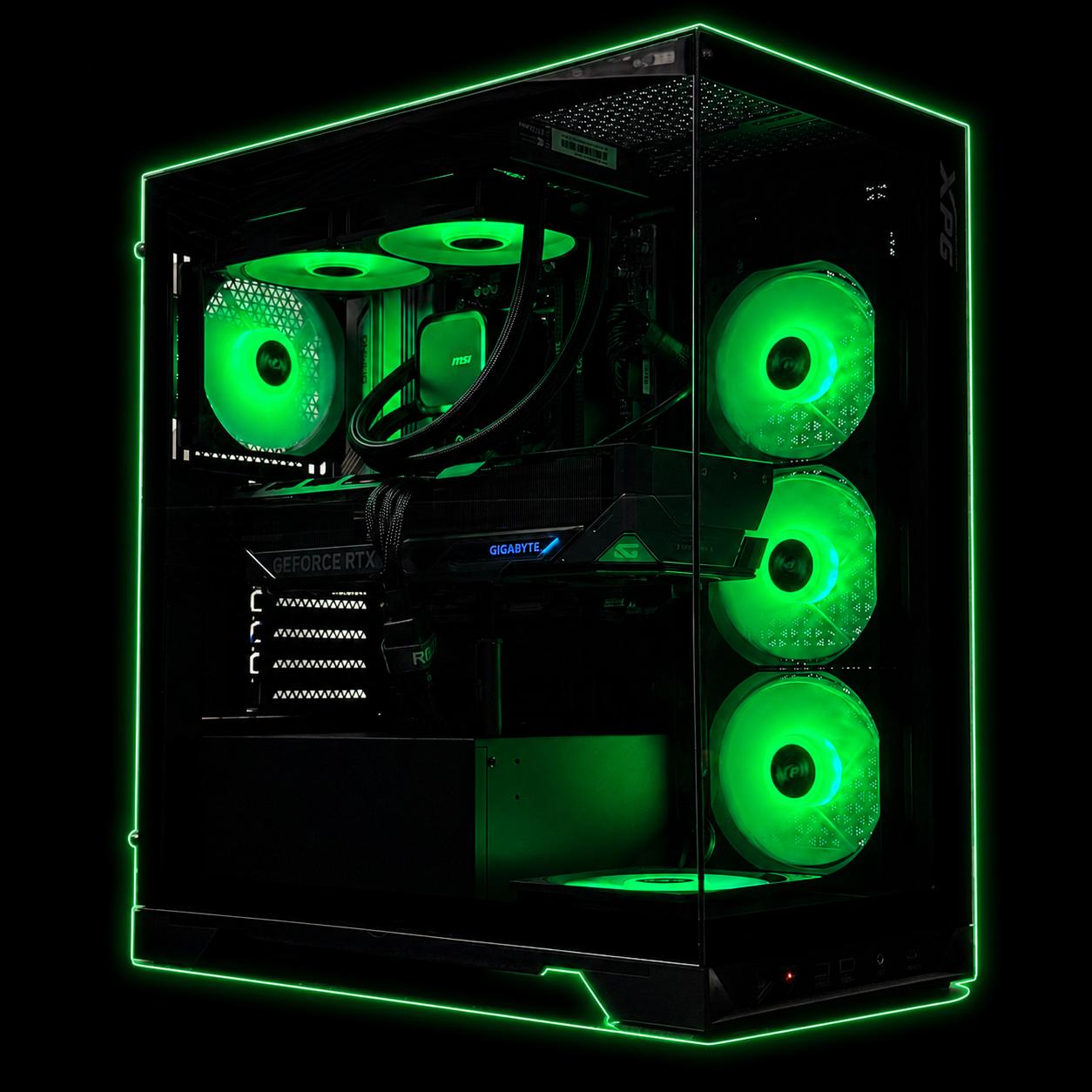 1440P/4K Creator gaming pc / RTX 5070 Ti / Ryzen 7 7800X3D / 32GB DDR5 Ram / 1TB SSD