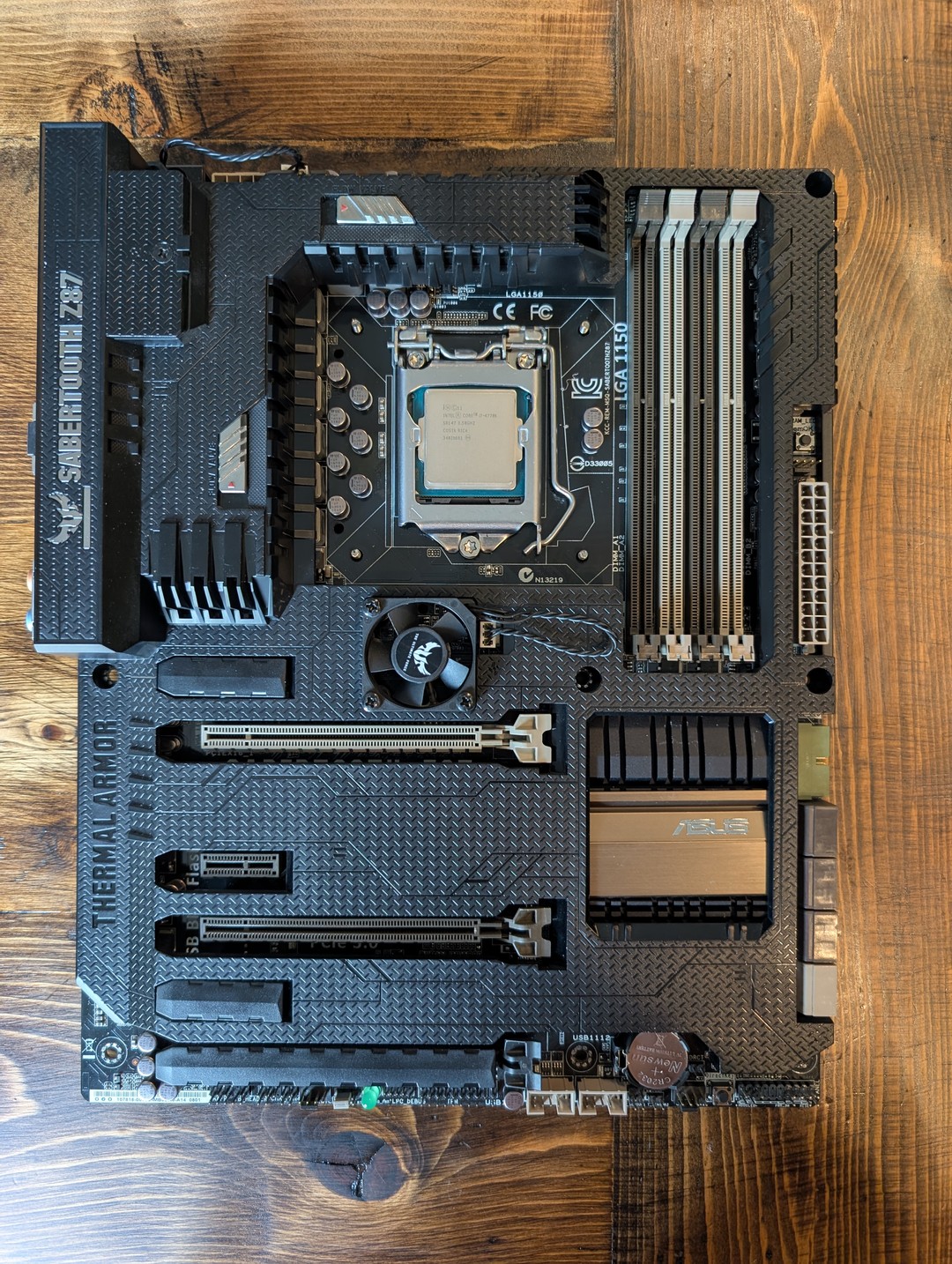 SABERTOOTH Z87 MOTHERBOARD W/ INTEL CORE i7-4770K | Jawa