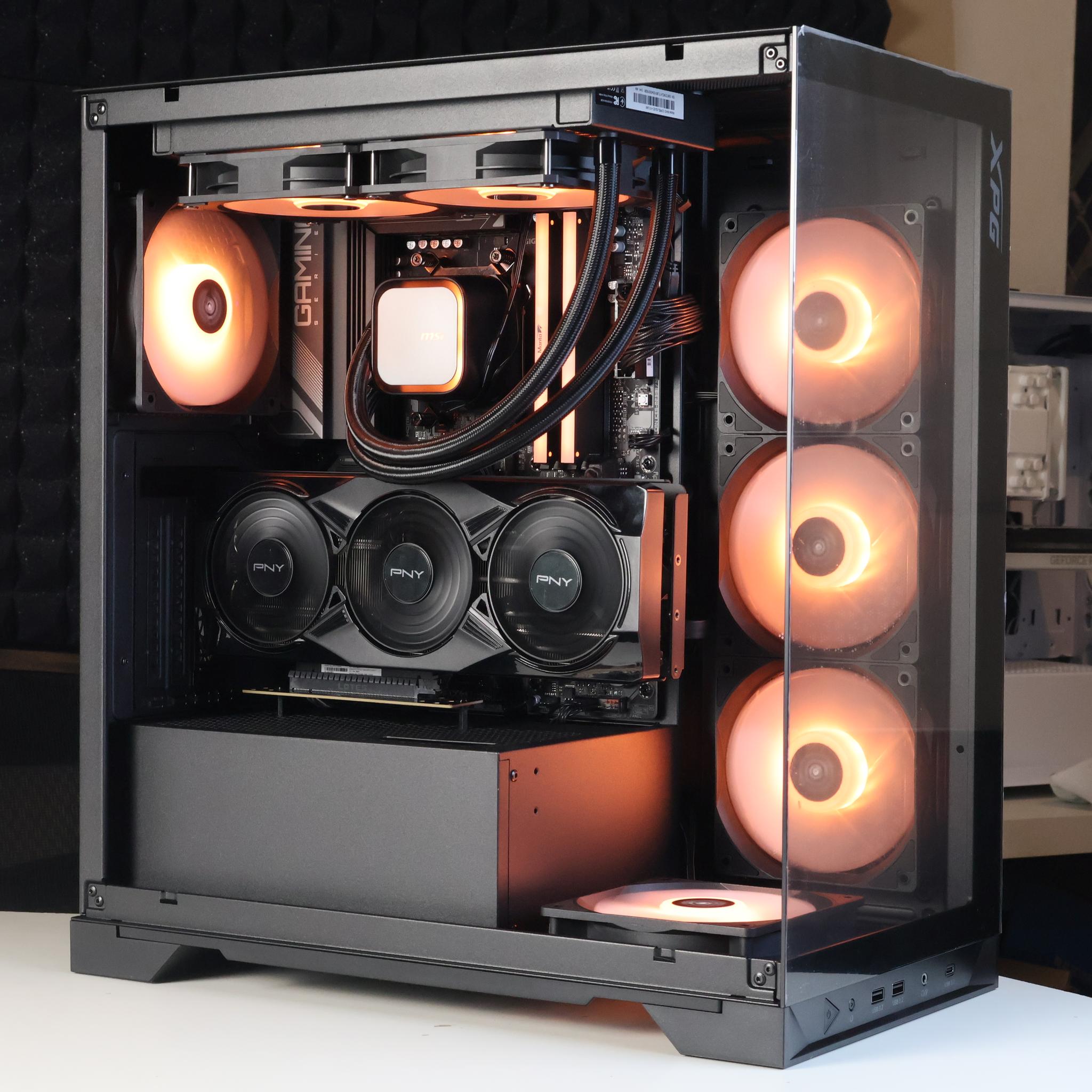 ⚫ Ryzen 7 9700X/RTX 5070 12GB Gaming/Streaming PC ⚫
