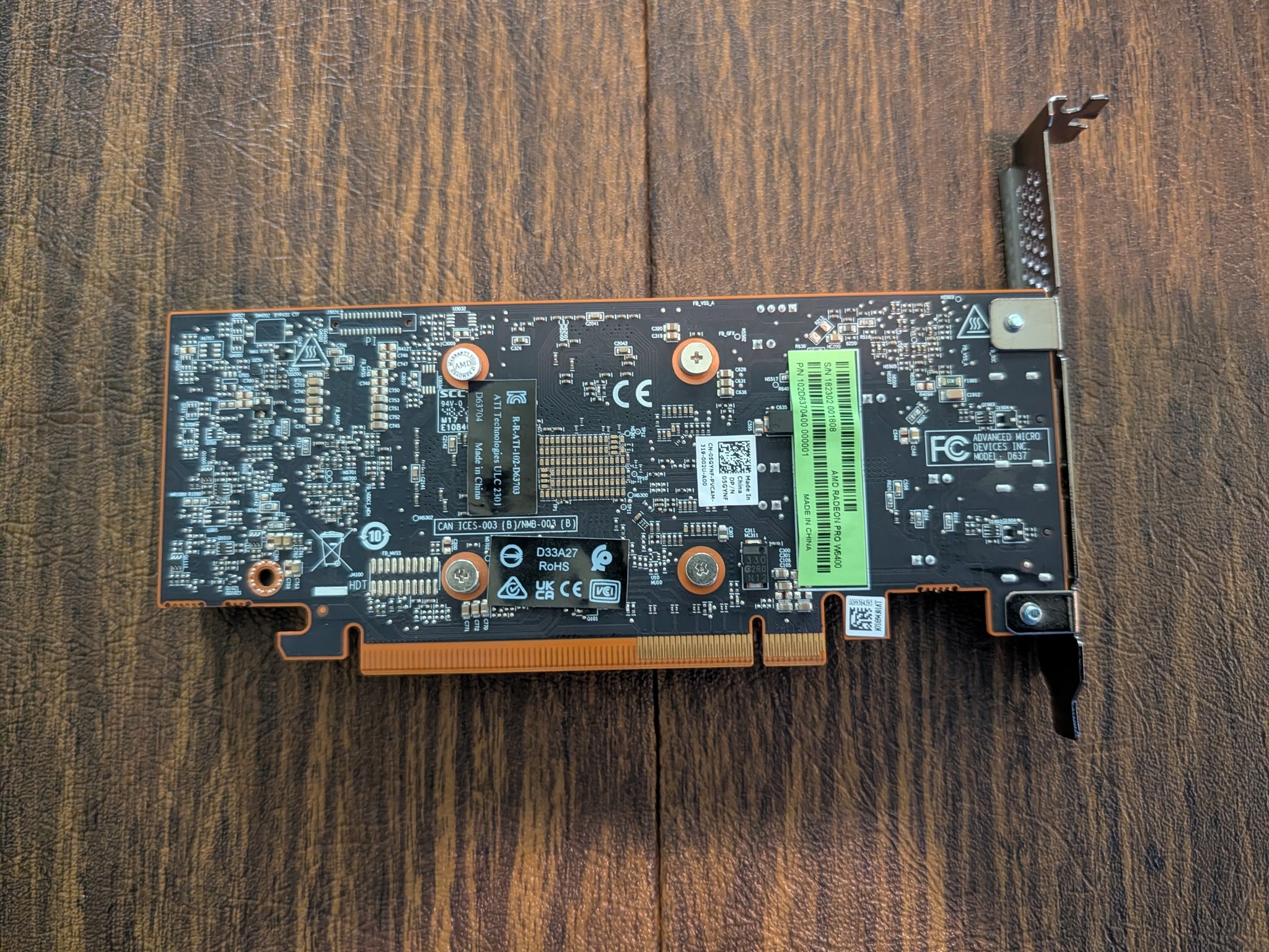 AMD Radeon PRO W6400 4GB GDDR6 Low Profile