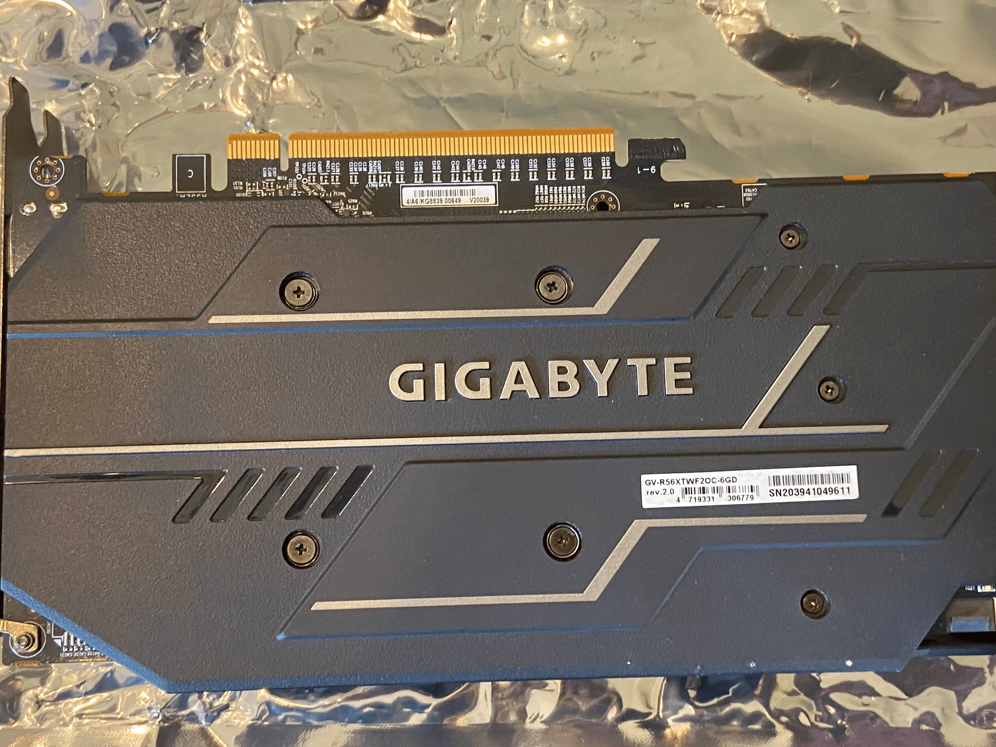 Gigabyte Windforce OC RX 5600xt 6GB GPU