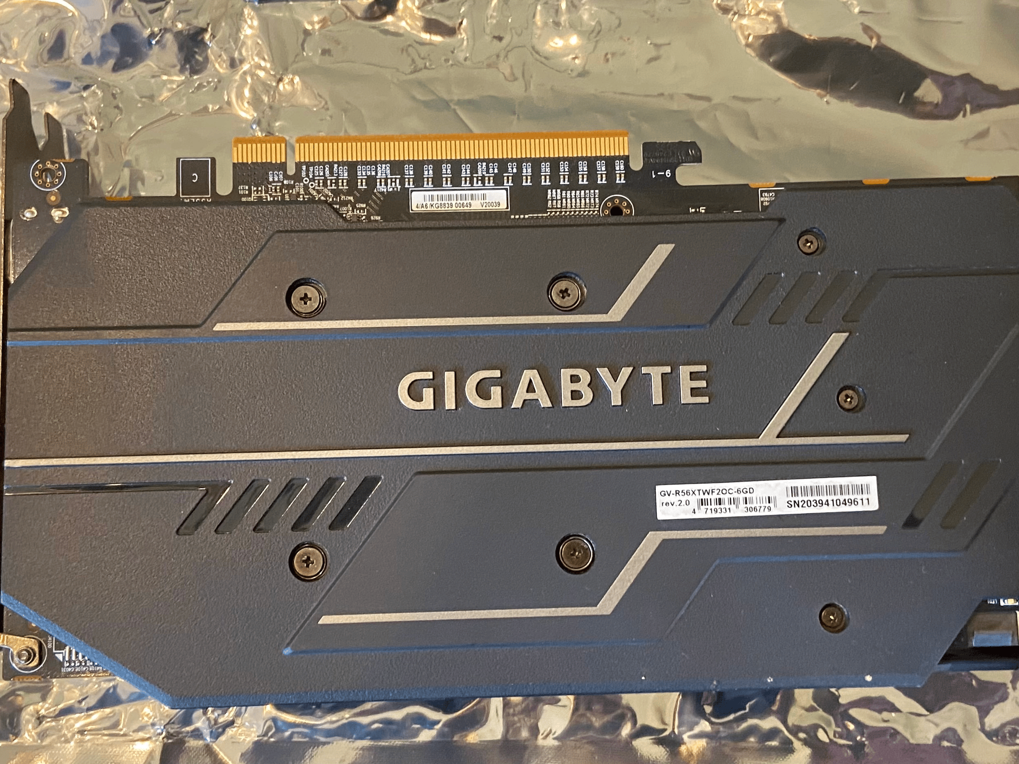 Gigabyte Windforce OC RX 5600xt 6GB GPU
