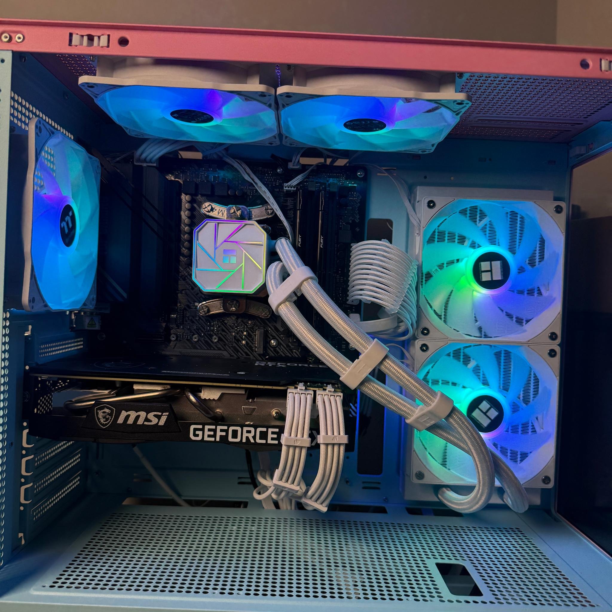 🌸  Pink Gaming PC –RTX 3060ti |16gb RAM 3600mhz| 1TB Storage | WiFi/Bluetooth