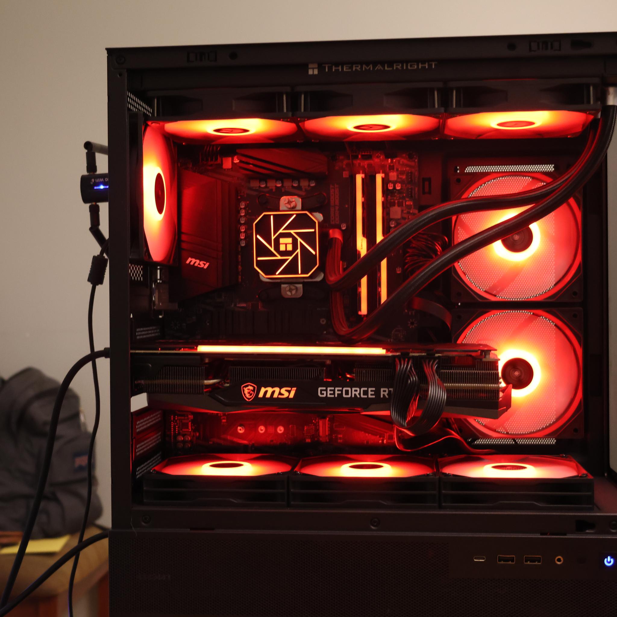 Black 5800x and 3070ti build