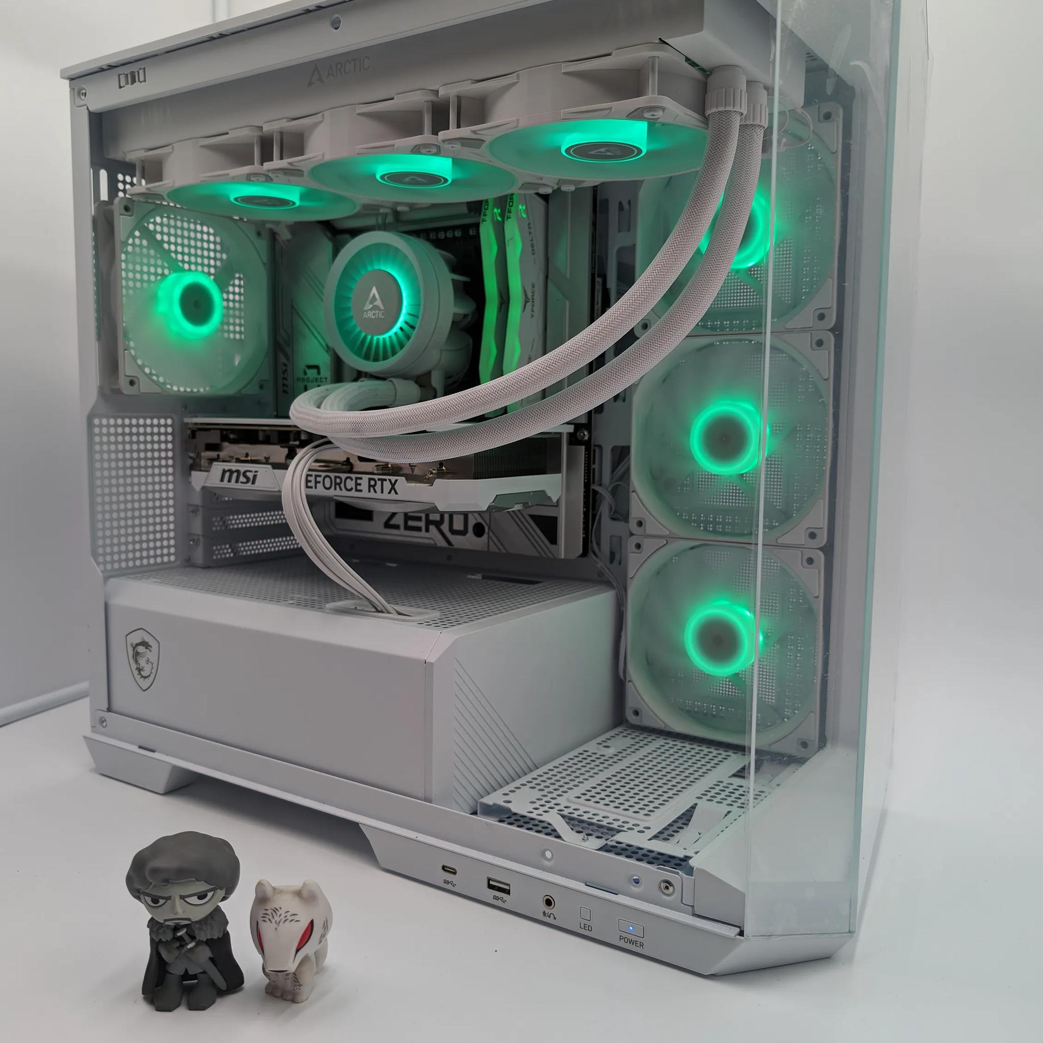 🟩 EMERALD ZERO 🟩 MSI Project Zero - AMD Ryzen 7600x - NVIDIA 4070 Ti Super - 32GB DDR5 - 1TB - 4k