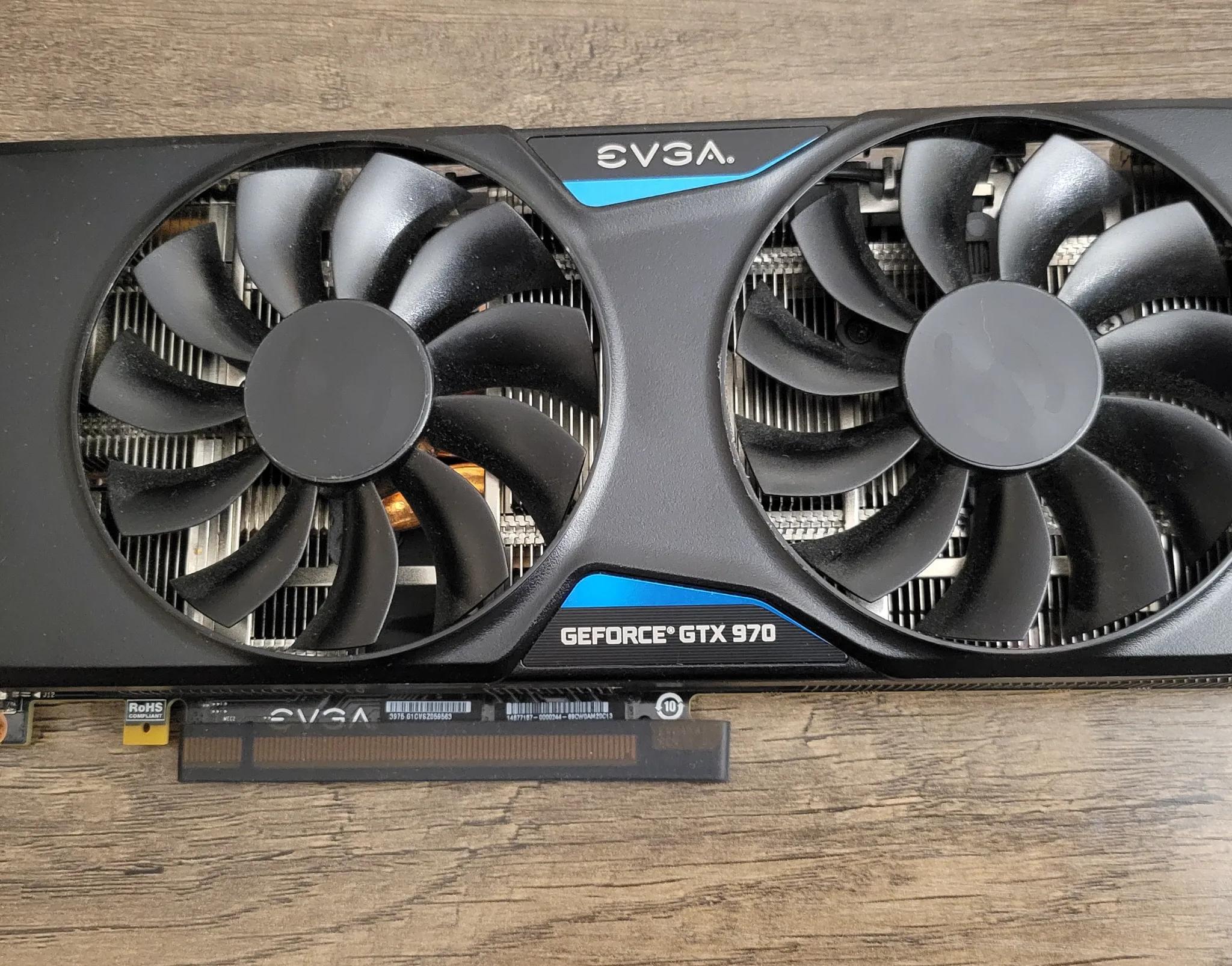 EVGA GeForce GTX 970 SSC GAMING 4GB ACX 2.0 barely used!