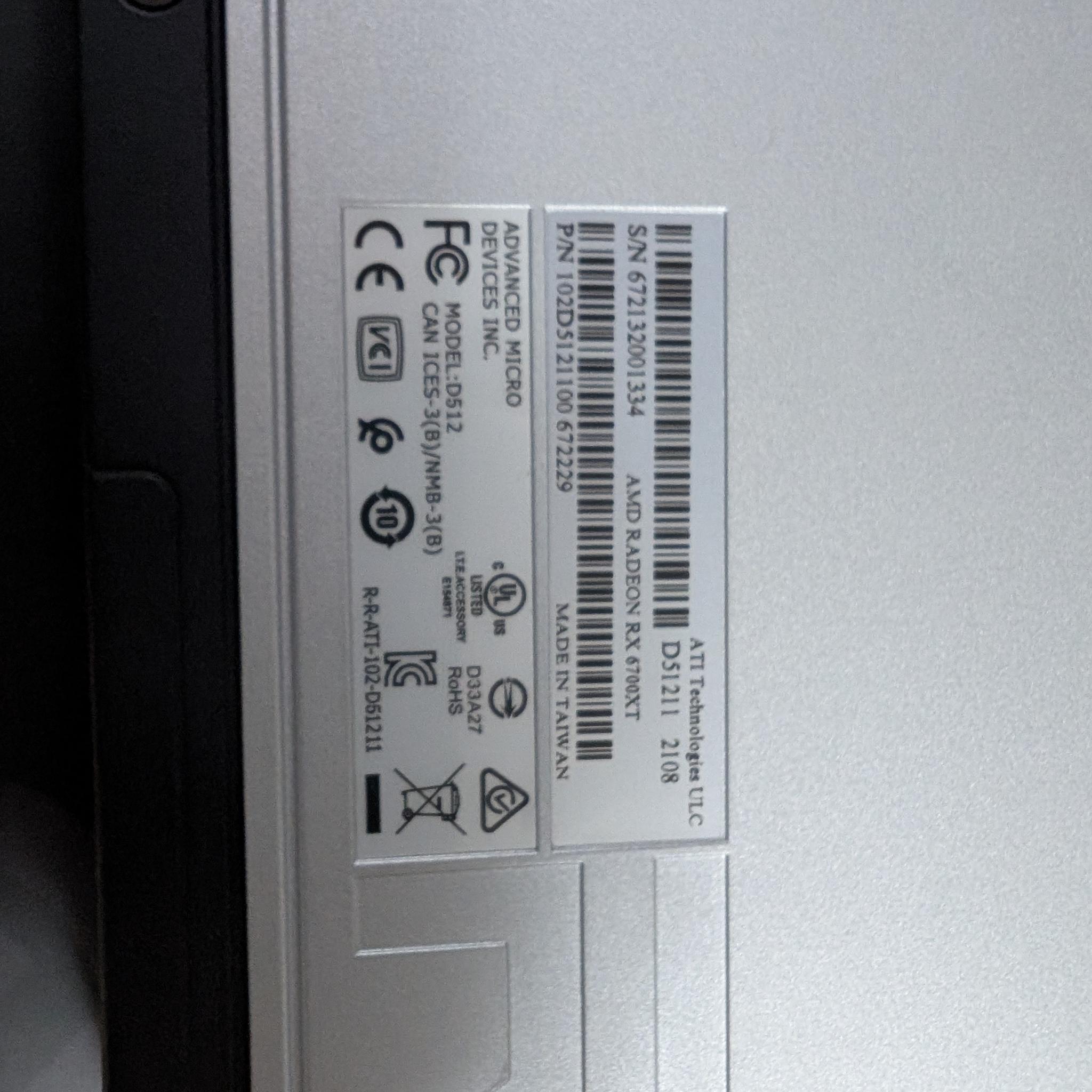 AMD RX 6700 XT 12GB