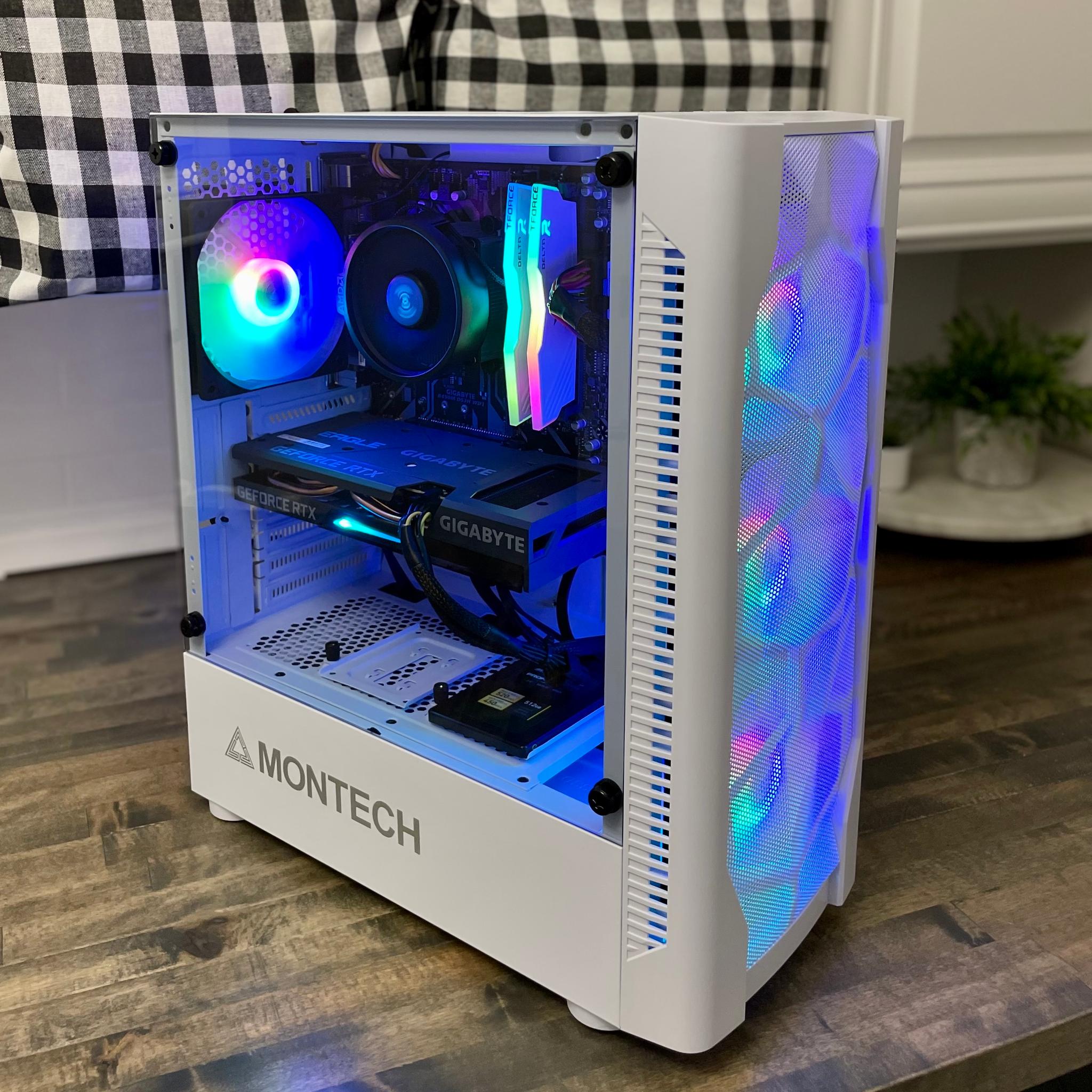 AMD Ryzen 5 5500 / RTX 5060 Ti 16GB Gaming PC - 16GB DDR4, 512GB NVMe SSD