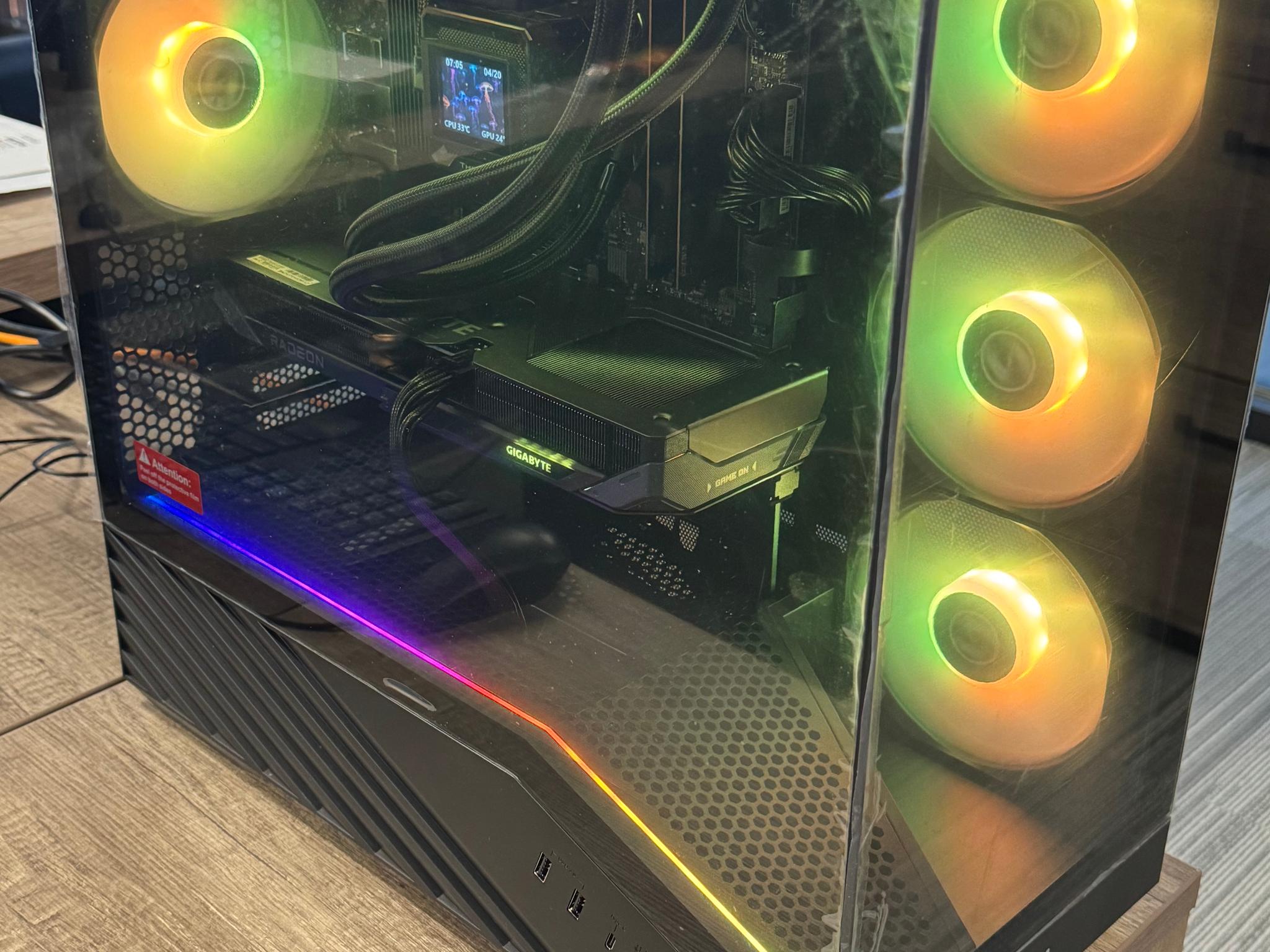 'ALL NEW PARTS' AM5 PC with AMD RYZEN 5 7600X & RX 9060XT 8GB