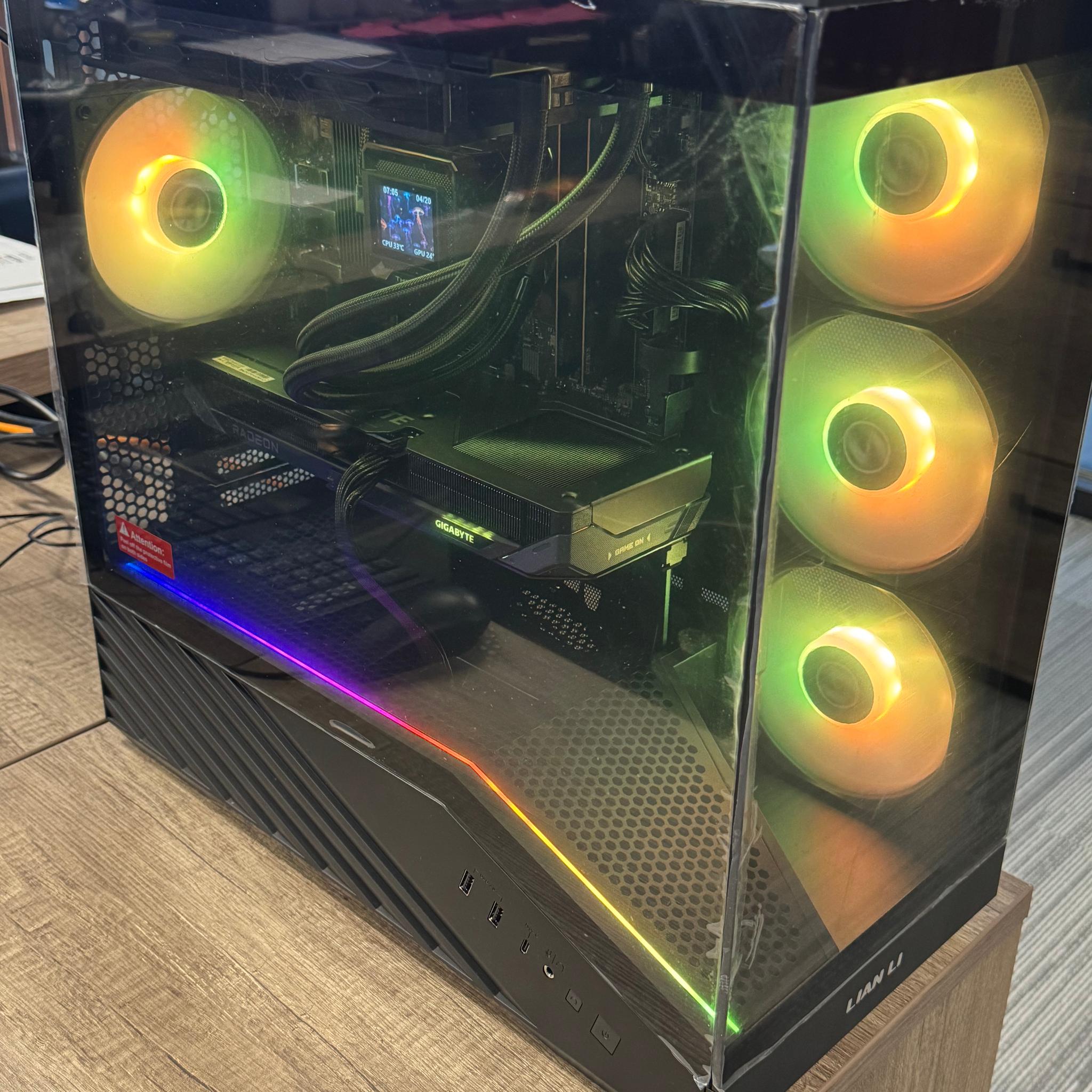 'ALL NEW PARTS' AM5 PC with AMD RYZEN 5 7600X & RX 9060XT 8GB