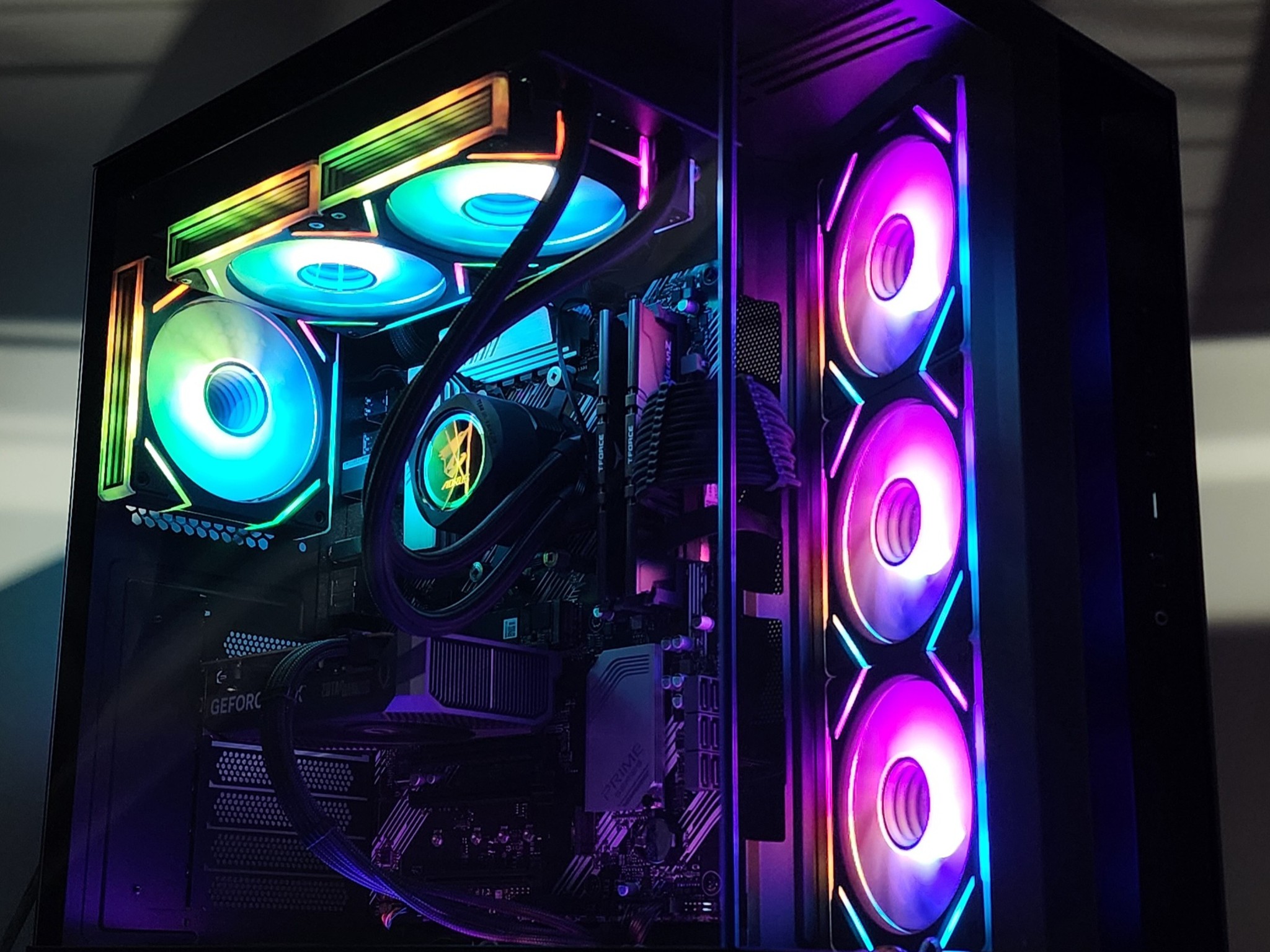 Gaming PC Ryzen 7 5700X 16GB RAM 1TB SSD RTX 5060  8GB Windows 11 Computer