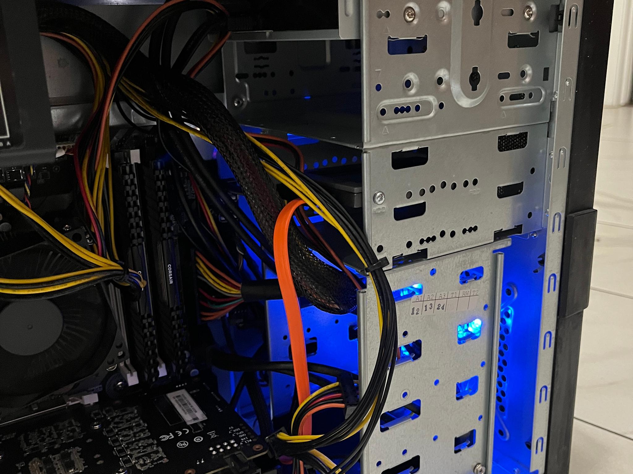 NVIDIA RTX 2060, Intel Core i5-7400, 16GB RAM, 480 GB SSD - Sleeper Office Gaming PC w/ Wi-Fi & BT
