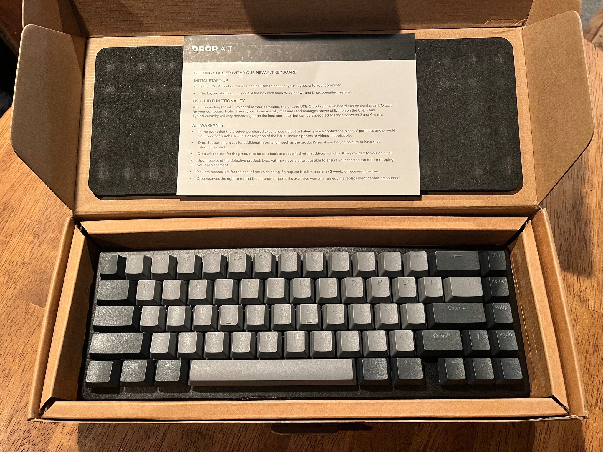 DROP ALT 65% Keyboard | Aluminum Frame | Hot Swappable Switches | Fully Customizable RGB |